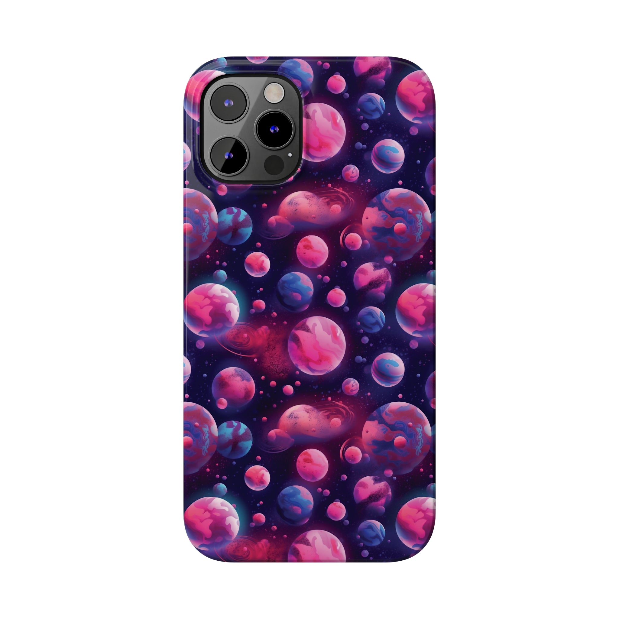 Slim Phone Cases (AOP) - Seamless Fantasy Galaxies 09