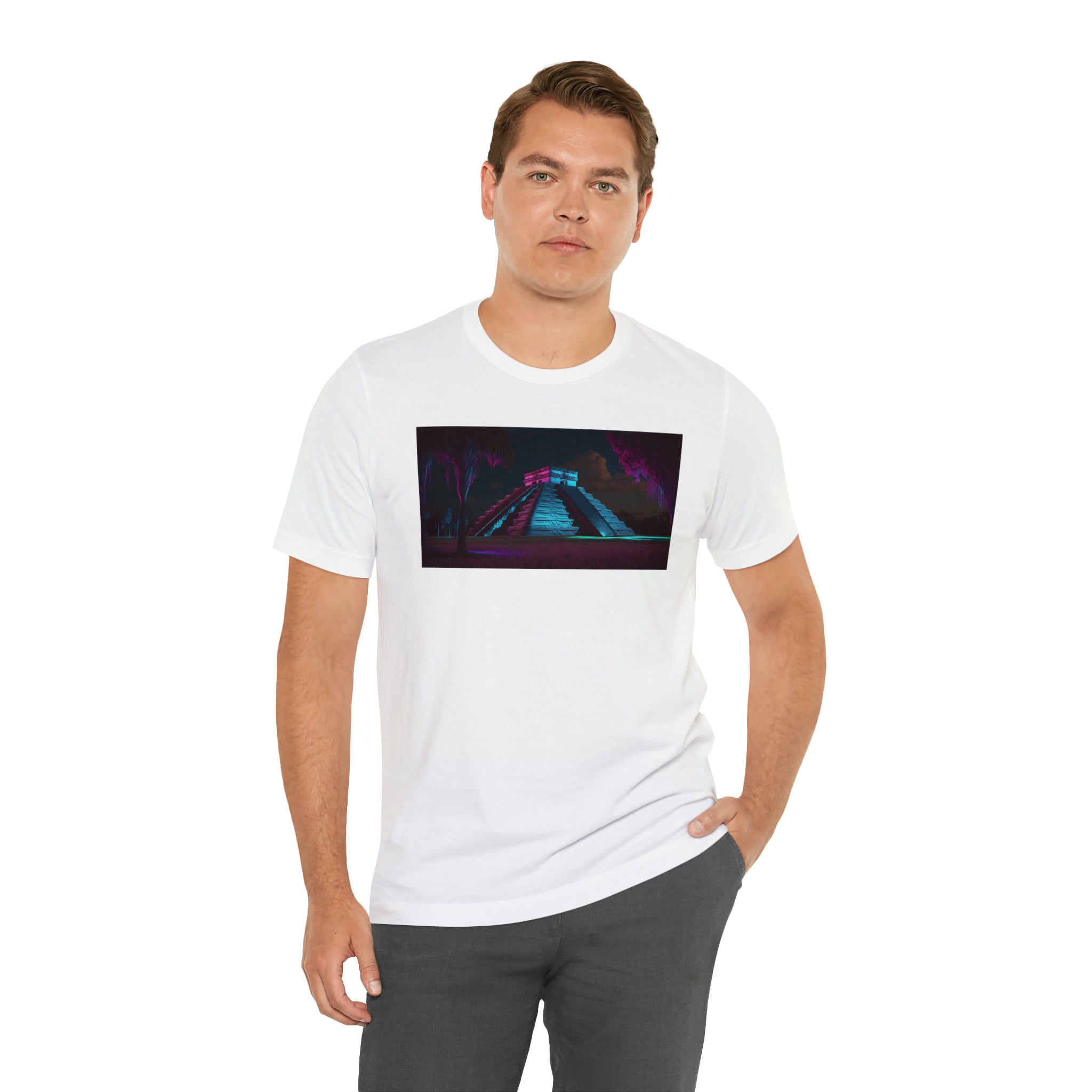 Unisex Jersey Short Sleeve Tee - Chichen Itza, Mexico