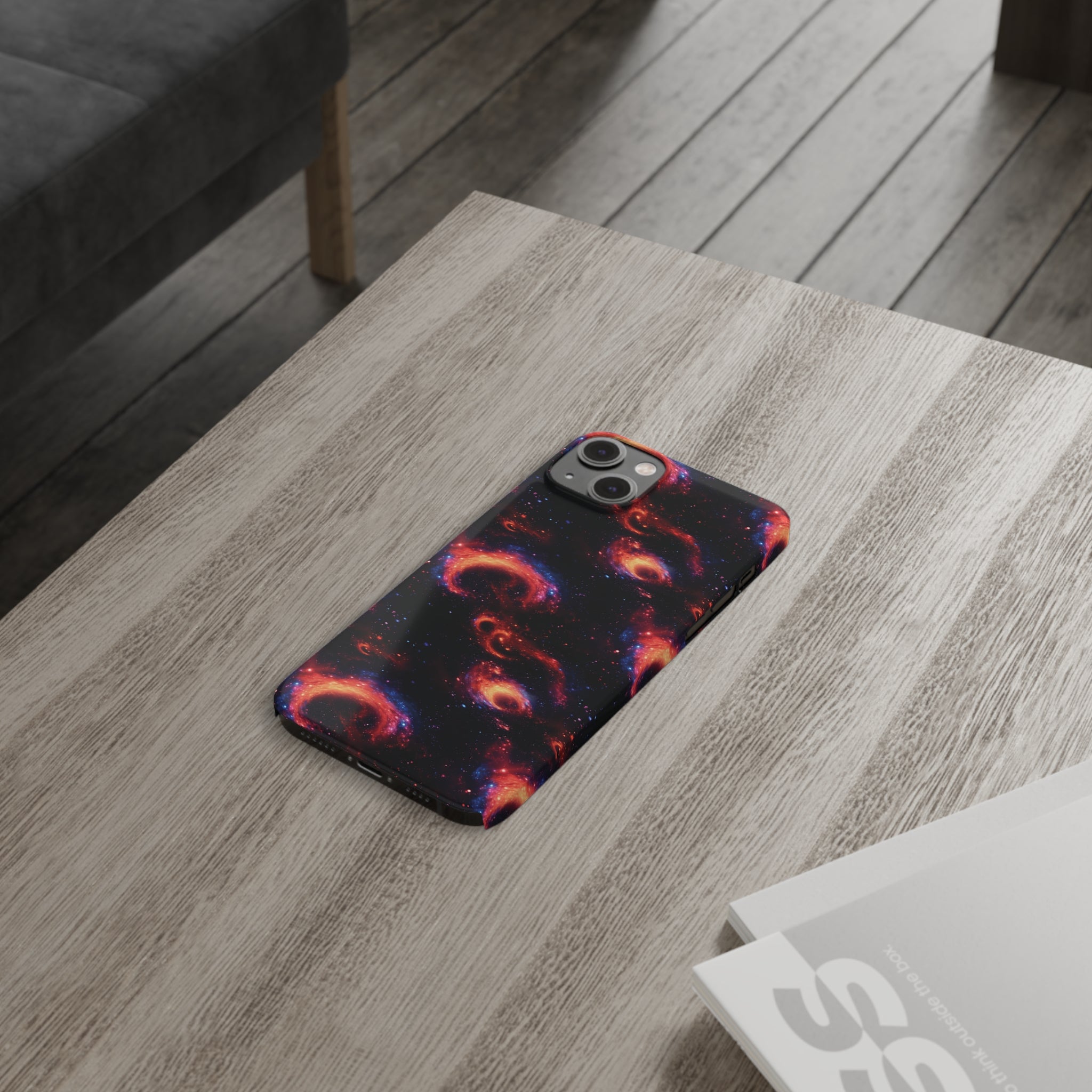 Slim Phone Cases (AOP) - Seamless Fantasy Galaxies 10