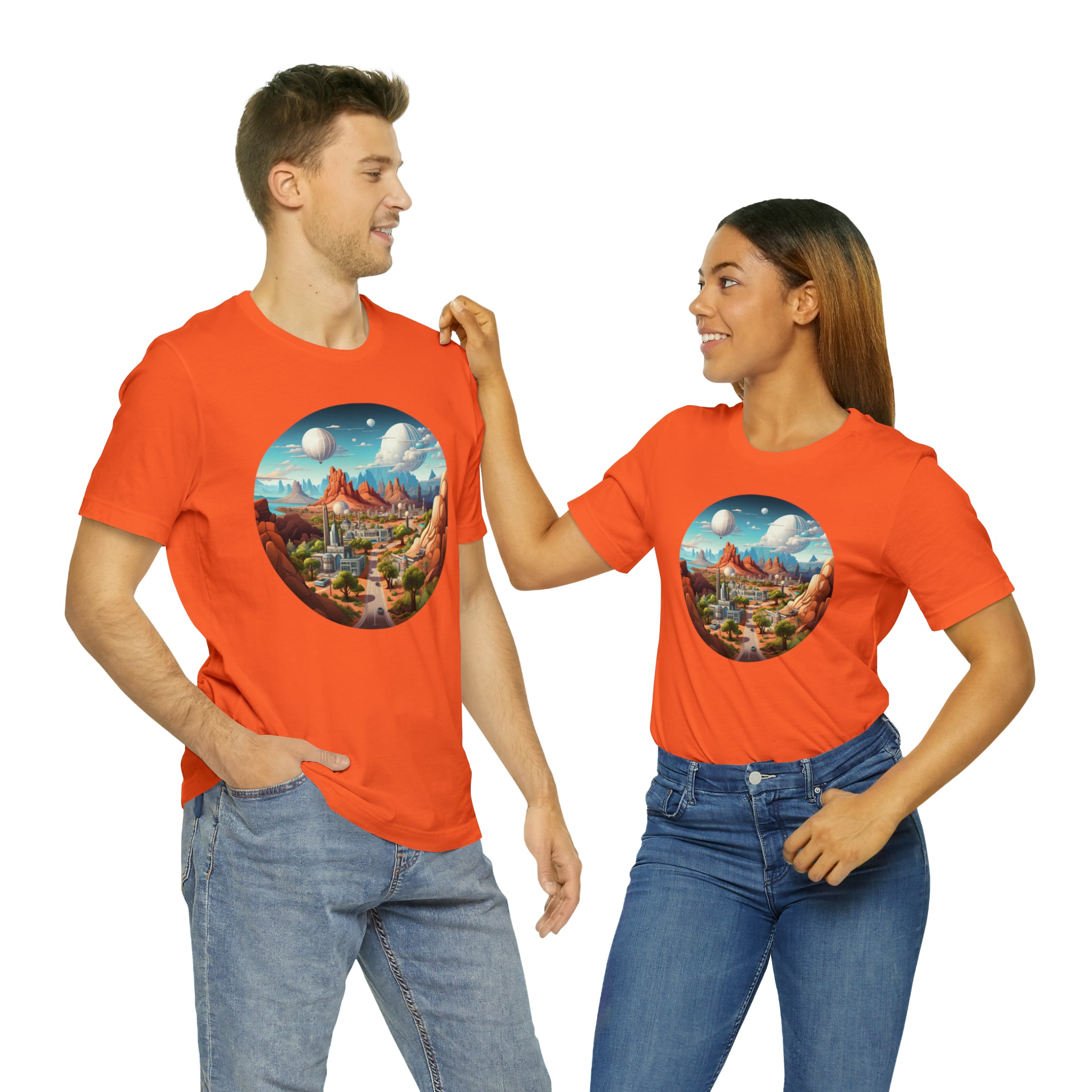 Unisex Jersey Short Sleeve Tee - Isometric Designs 08