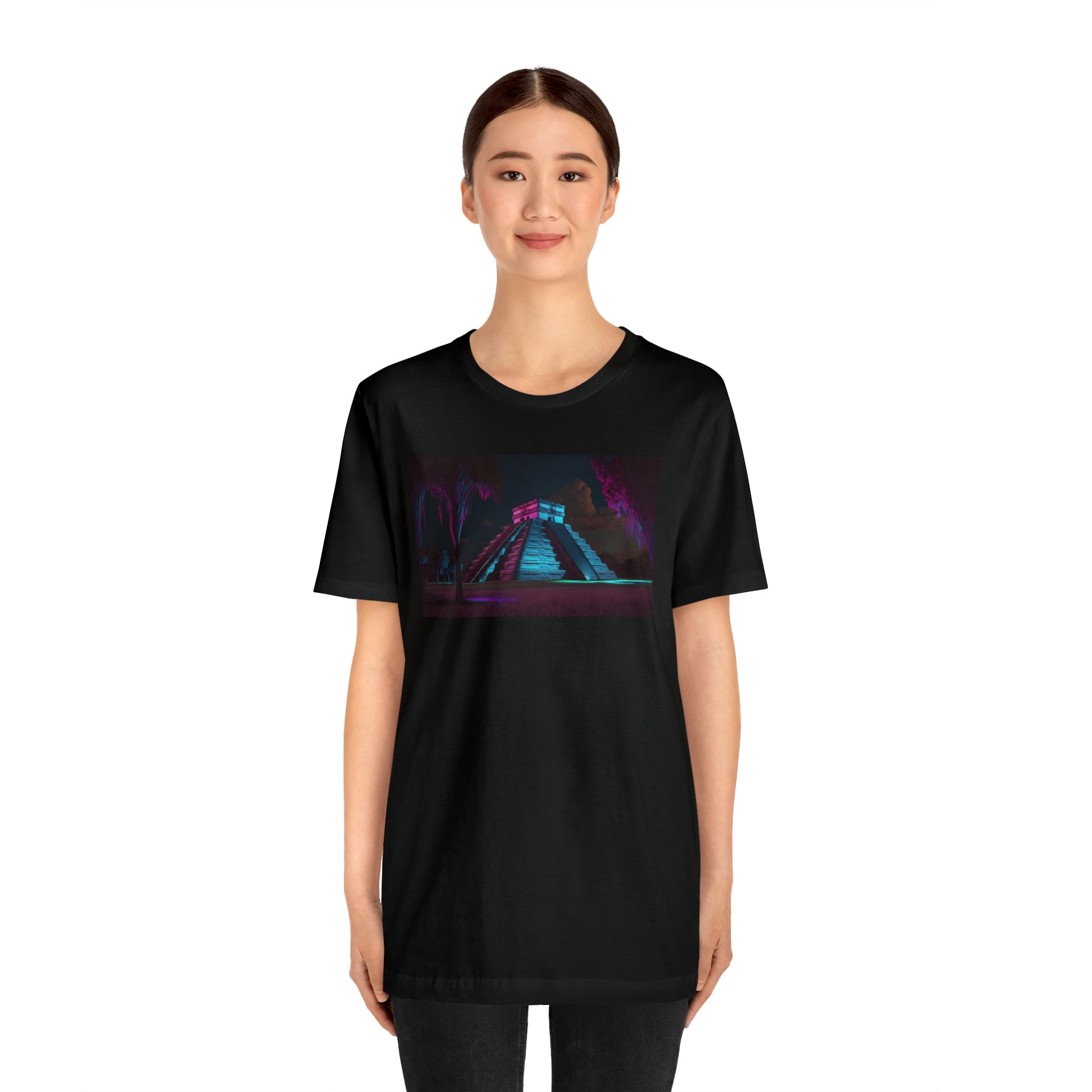 Unisex Jersey Short Sleeve Tee - Chichen Itza, Mexico