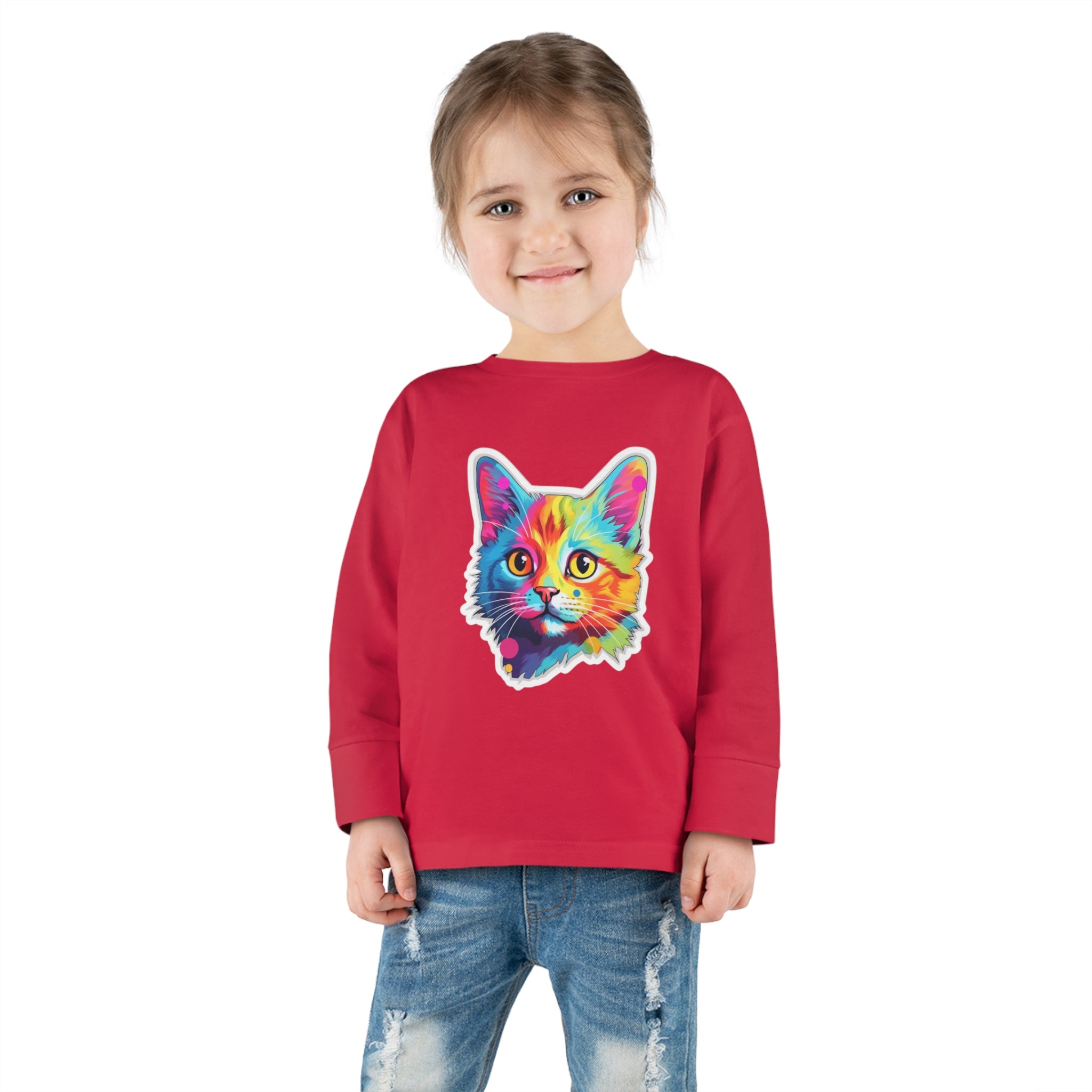 Toddler Long Sleeve Tee - Kittens 09