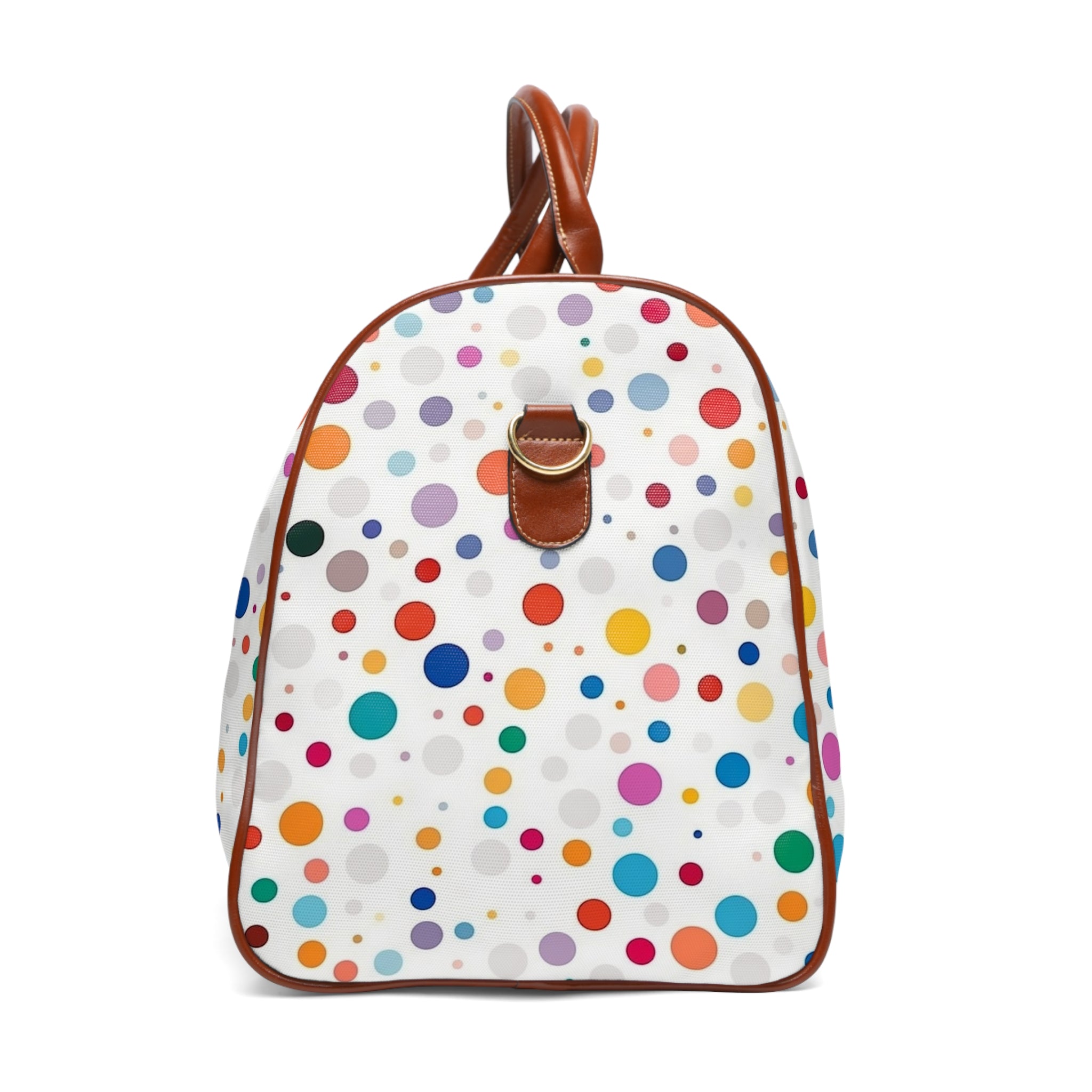 Waterproof Travel Bag (AOP) - Polka Dots Design 01