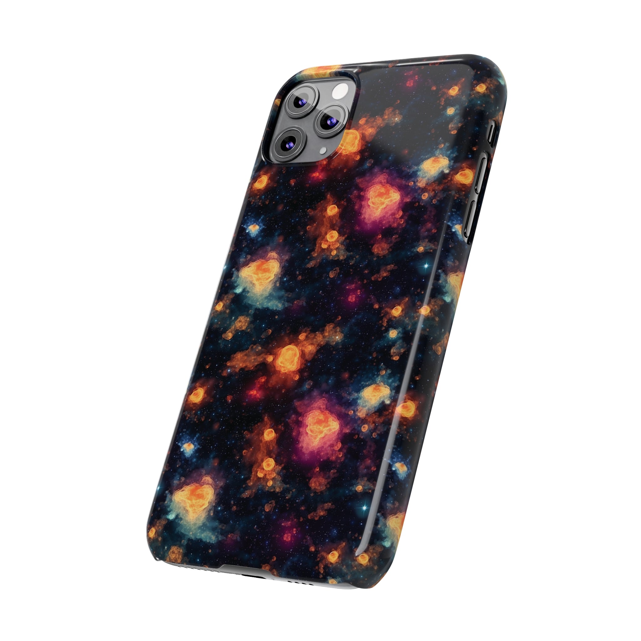 Slim Phone Cases (AOP) - Seamless Fantasy Galaxies 07