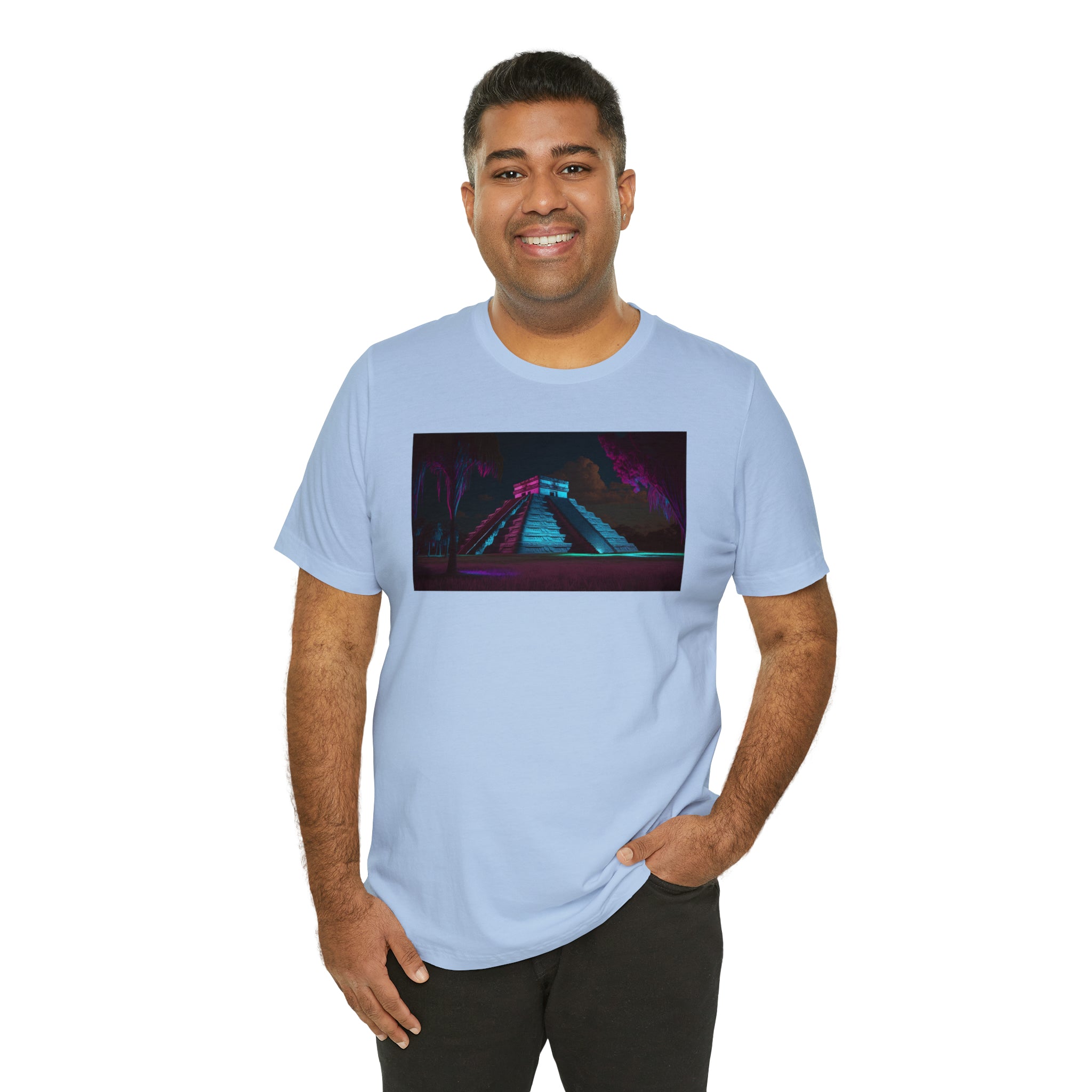 Unisex Jersey Short Sleeve Tee - Chichen Itza, Mexico