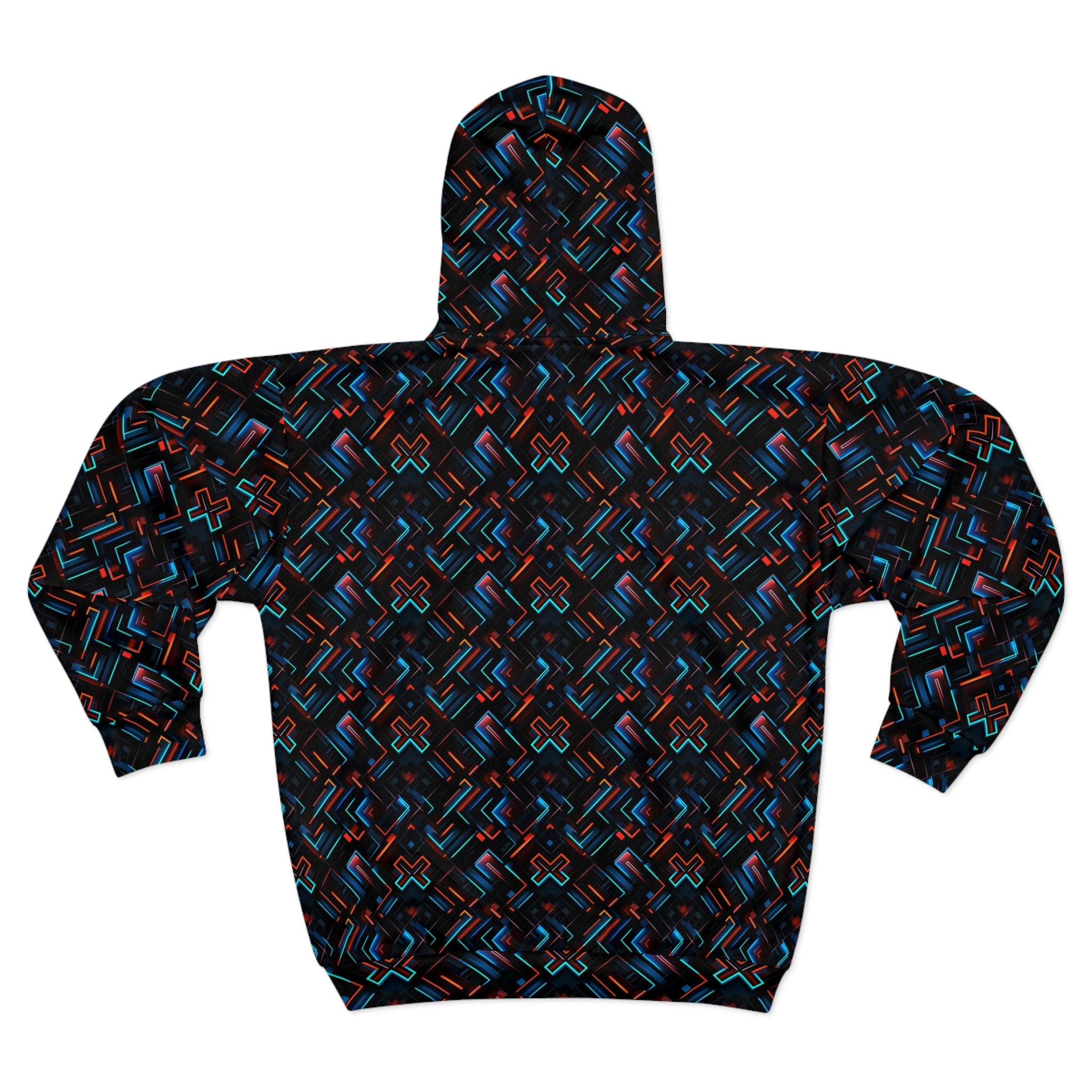 Unisex Zip Hoodie (AOP) - Vibrant Designs 06