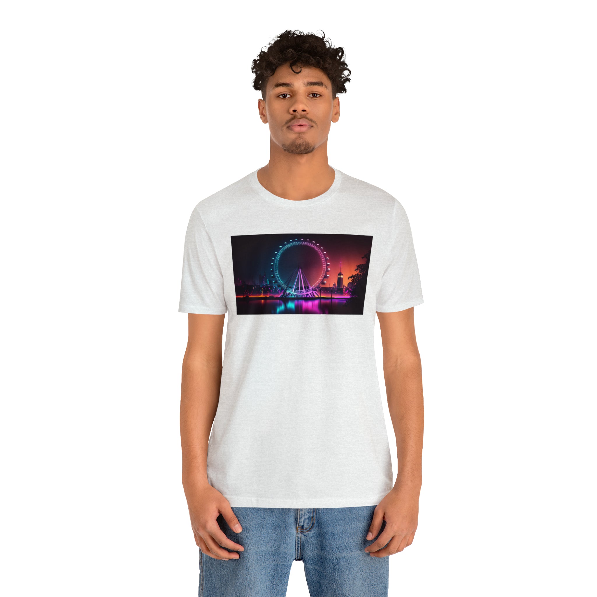 Unisex Jersey Short Sleeve Tee - London Eye, UK