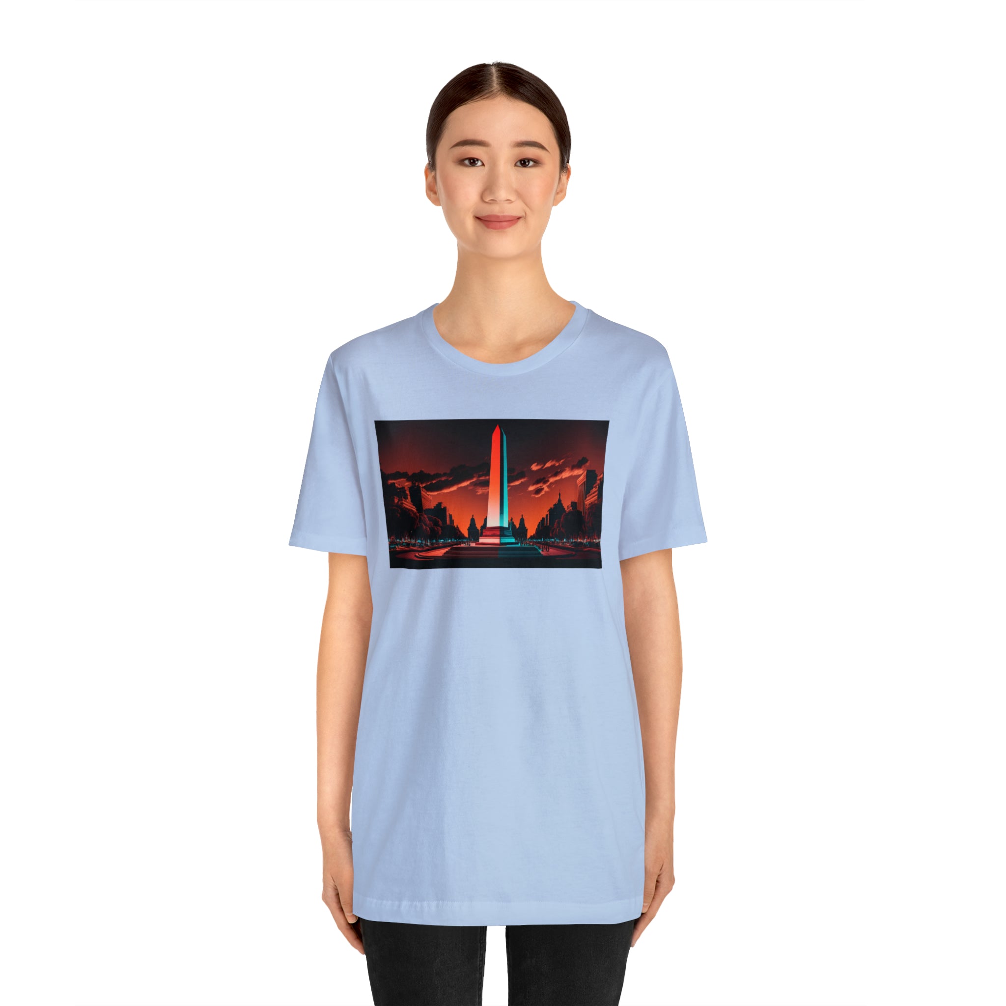 Unisex Jersey Short Sleeve Tee -Obelisco de Buenos Aires, Argentina