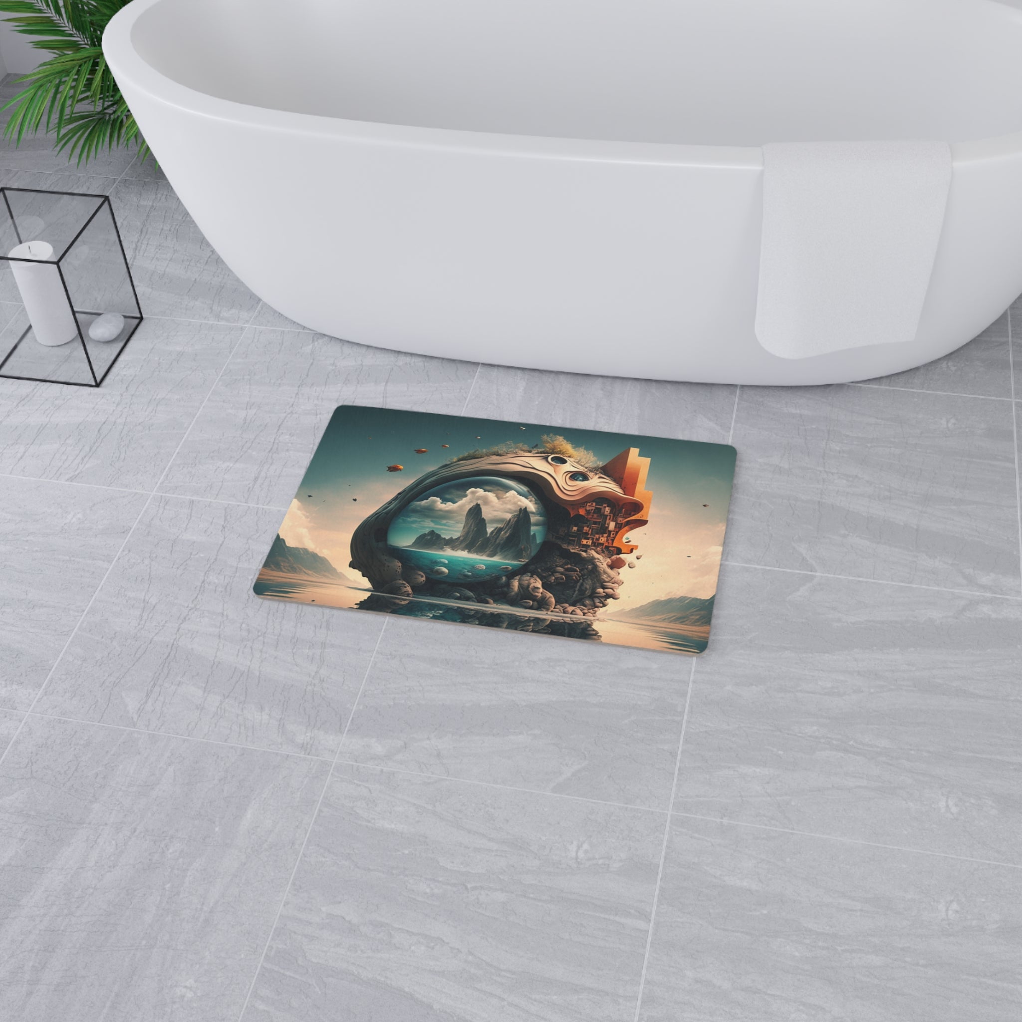 Floor Mat - Surrealist Digital Designs 04