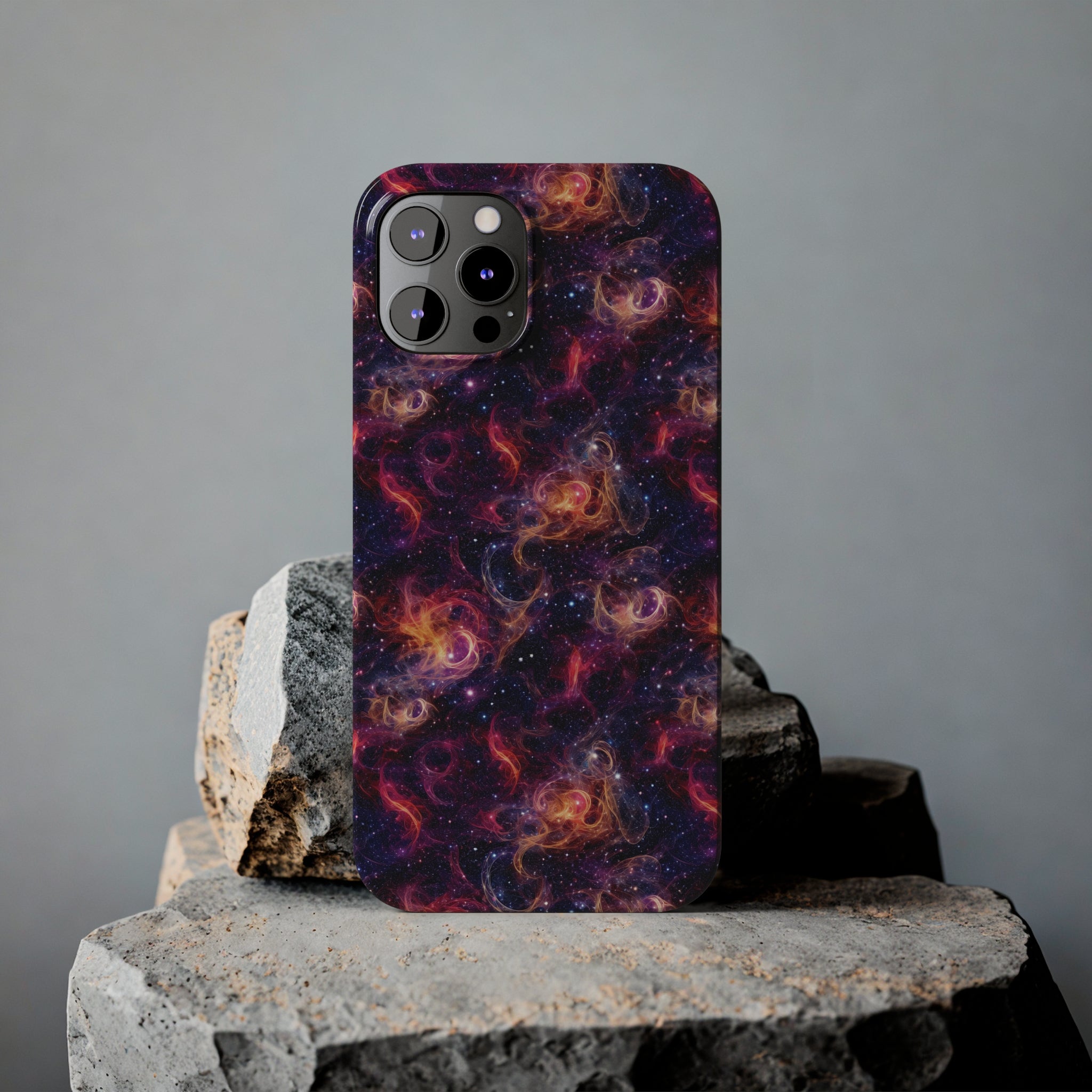 Slim Phone Cases (AOP) - Seamless Fantasy Galaxies 01