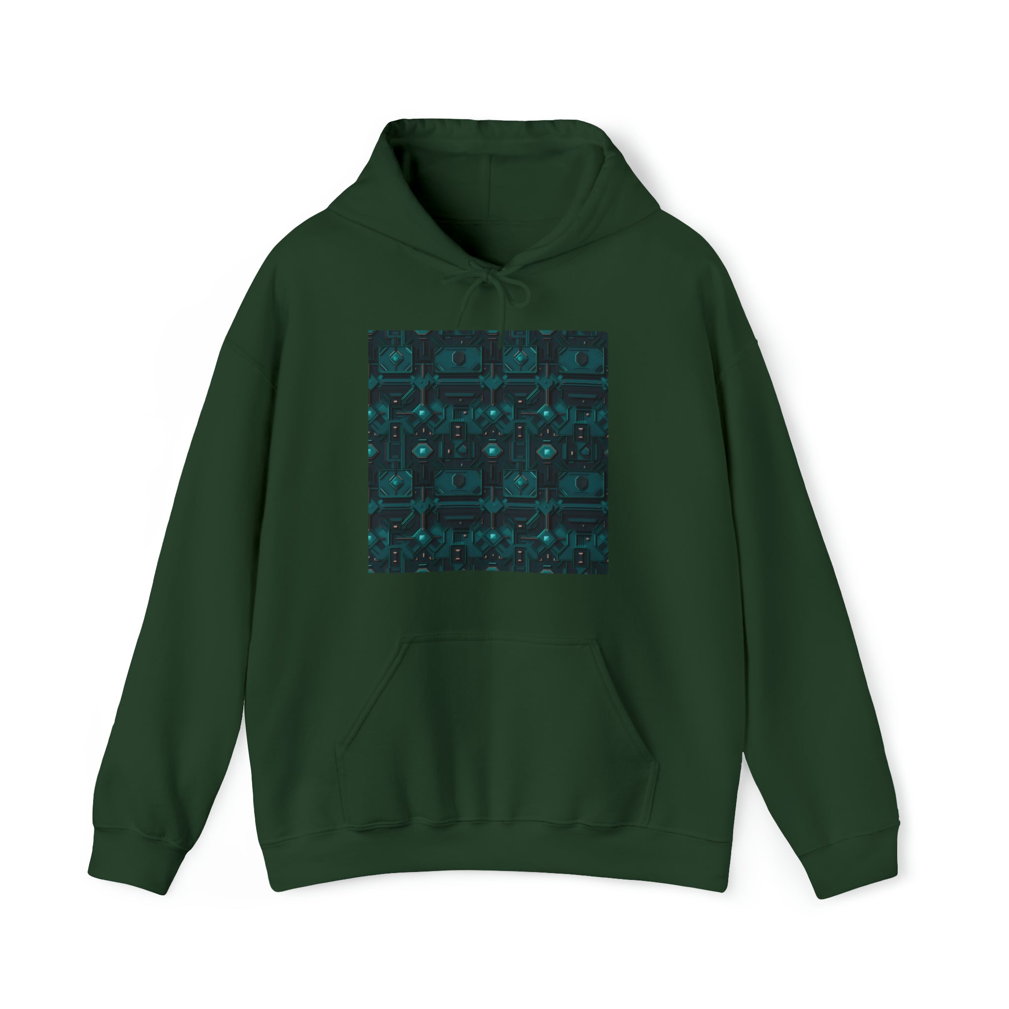 Unisex Heavy Blend™ Hooded Sweatshirt - Abstract Neon Designs 10