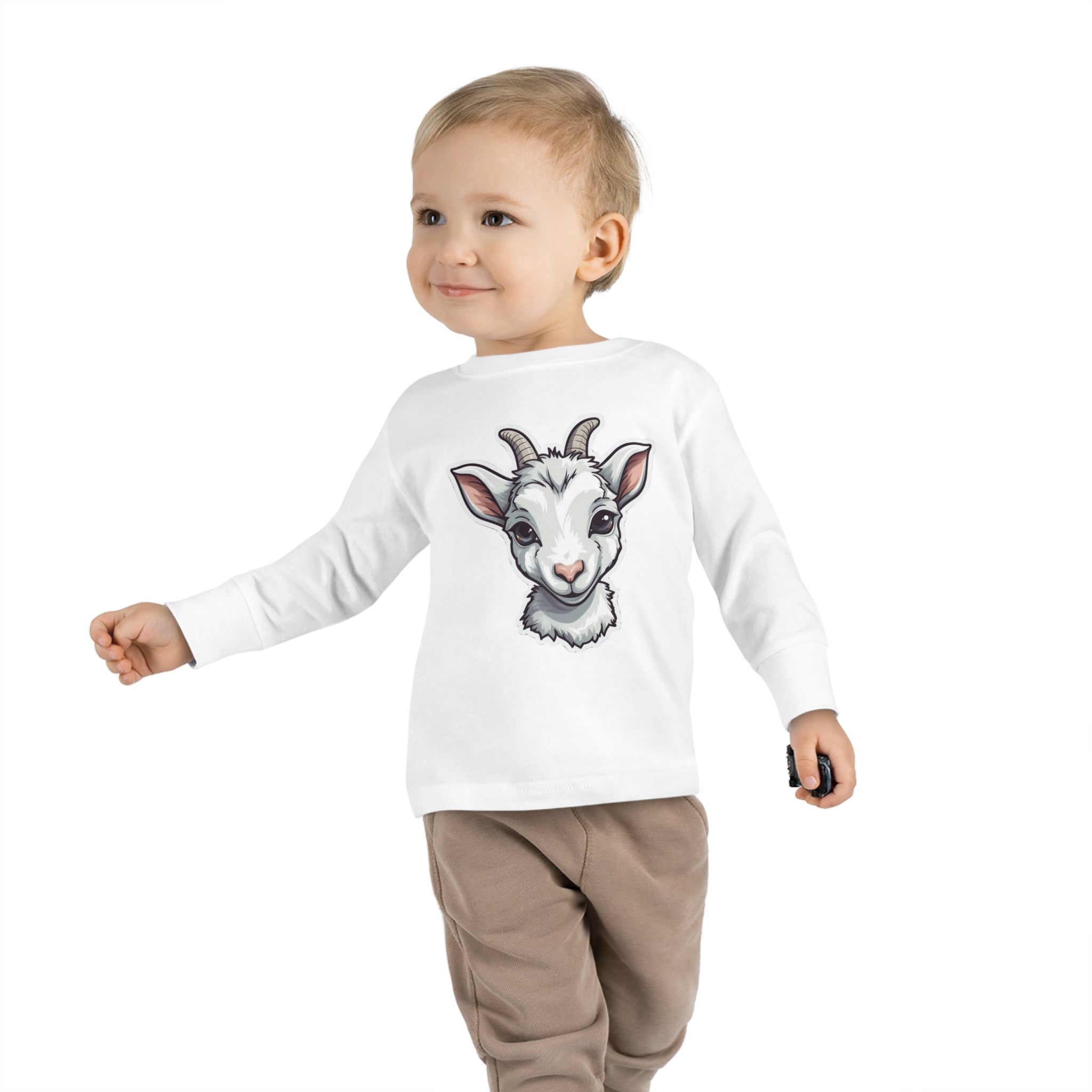 Toddler Long Sleeve Tee - Goat Kid