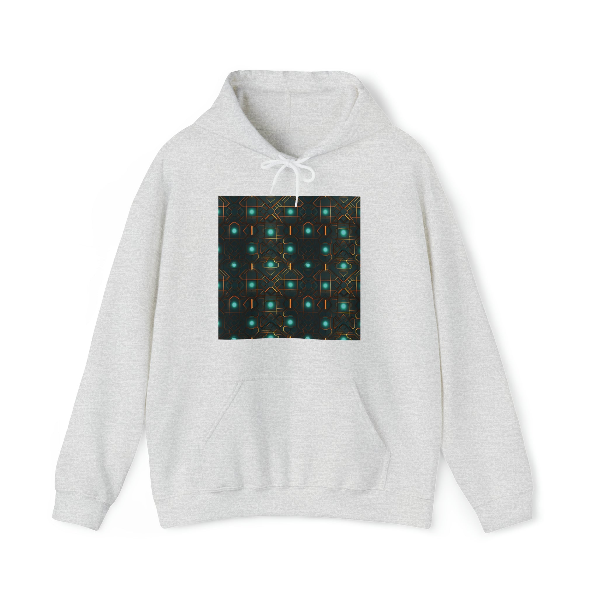 Unisex Heavy Blend™ Hooded Sweatshirt - Abstract Neon Designs 09