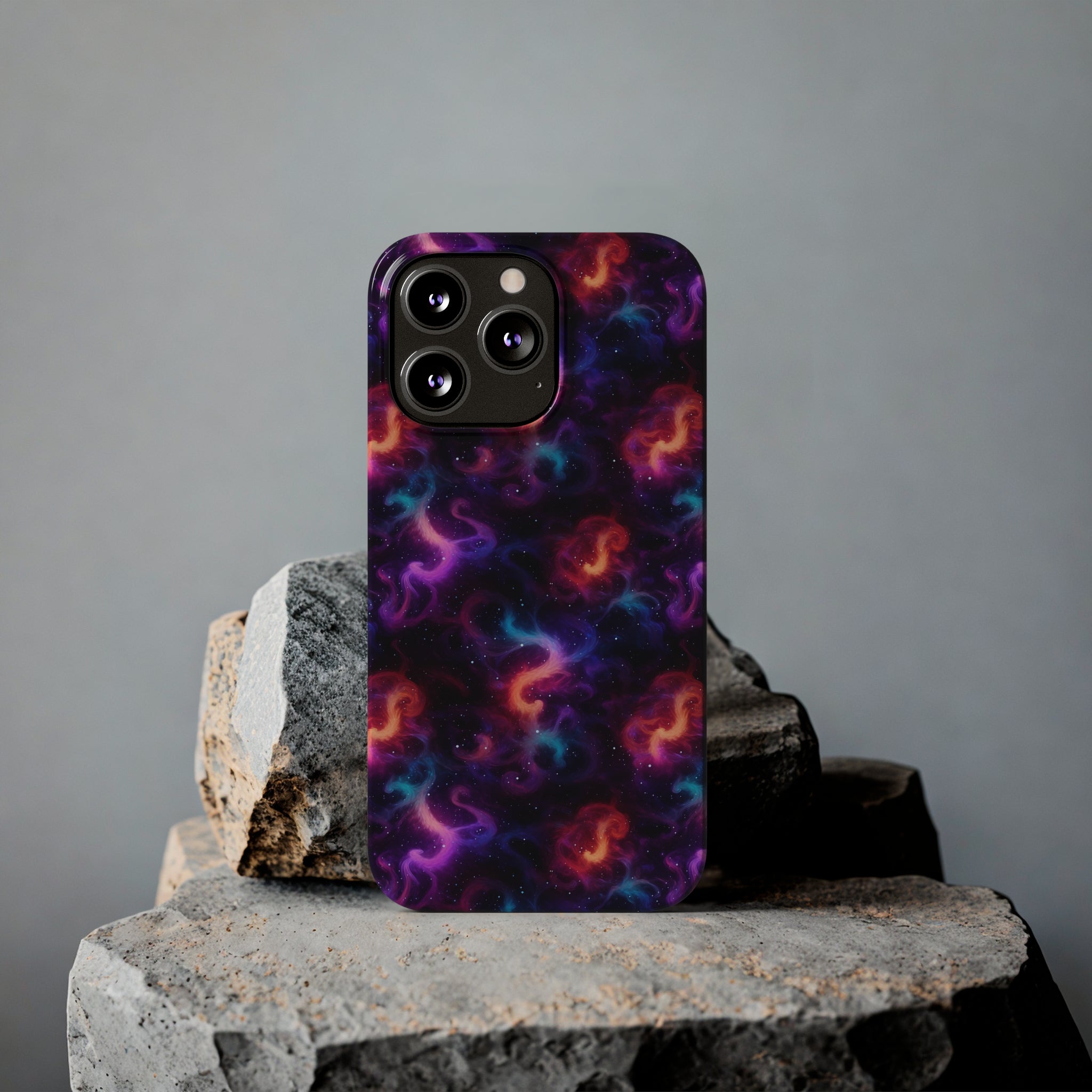 Slim Phone Cases (AOP) - Seamless Fantasy Galaxies 05