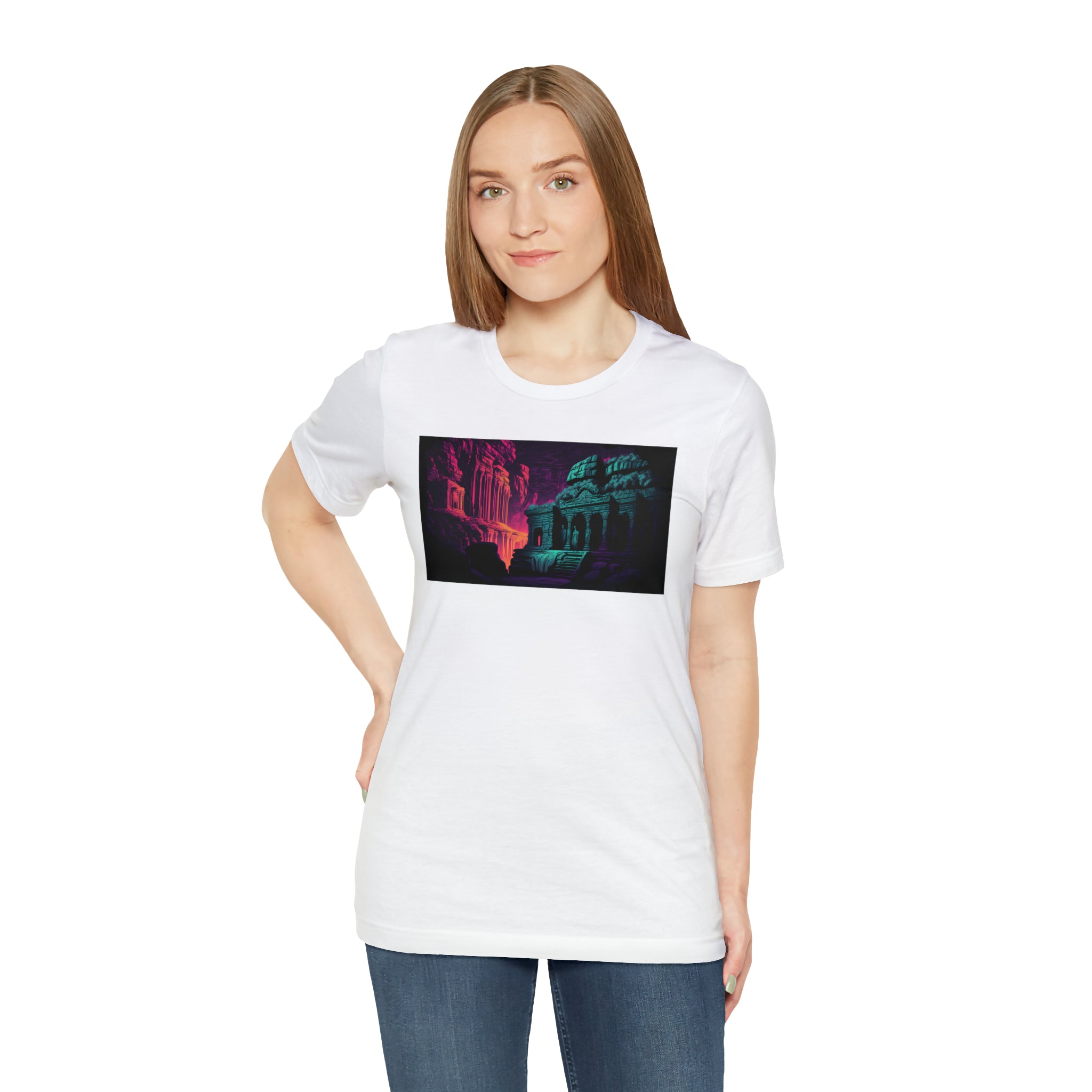 Unisex Jersey Short Sleeve Tee - Ellora Caves, India