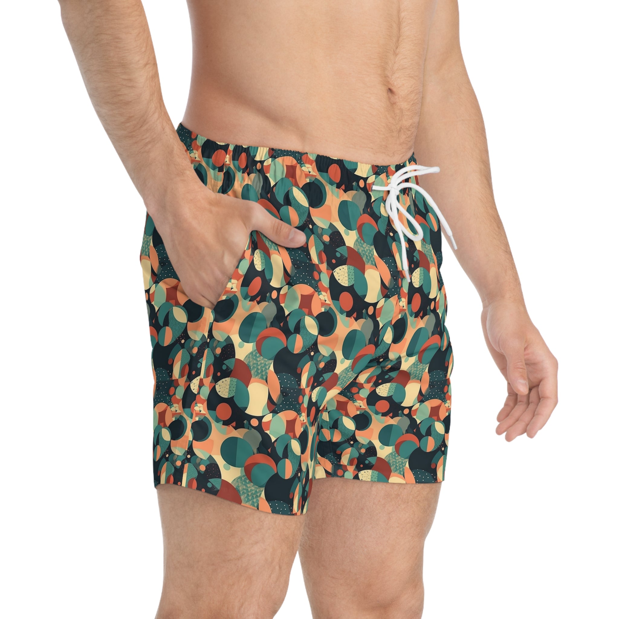 Swim Trunks (AOP) - Seamless Abstract Designs 01