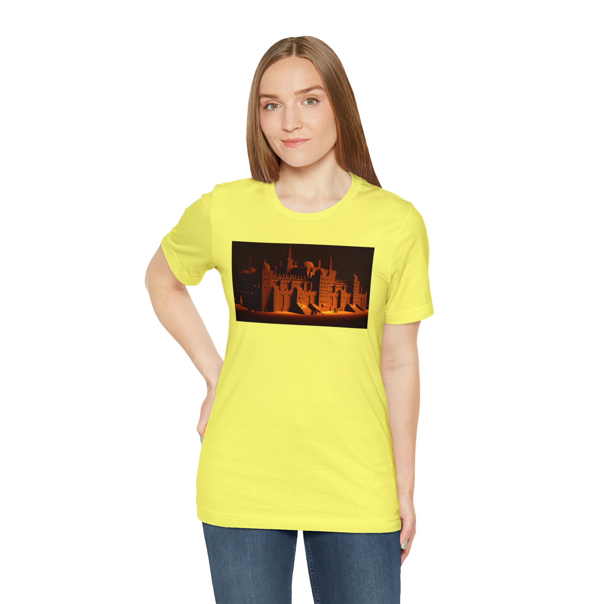 Unisex Jersey Short Sleeve Tee - Great Mosque of Djenné, Mali