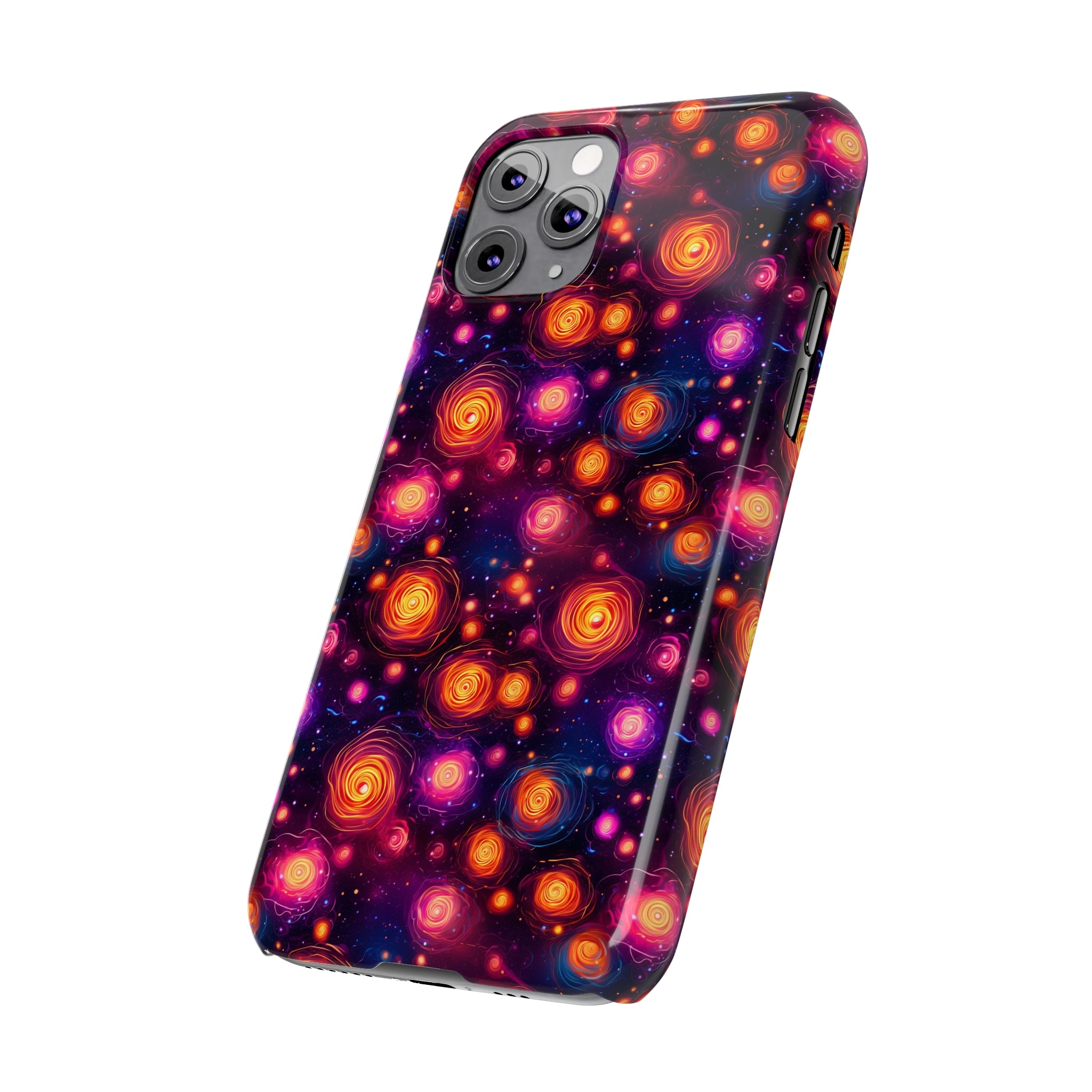 Slim Phone Cases (AOP) - Seamless Fantasy Galaxies 11