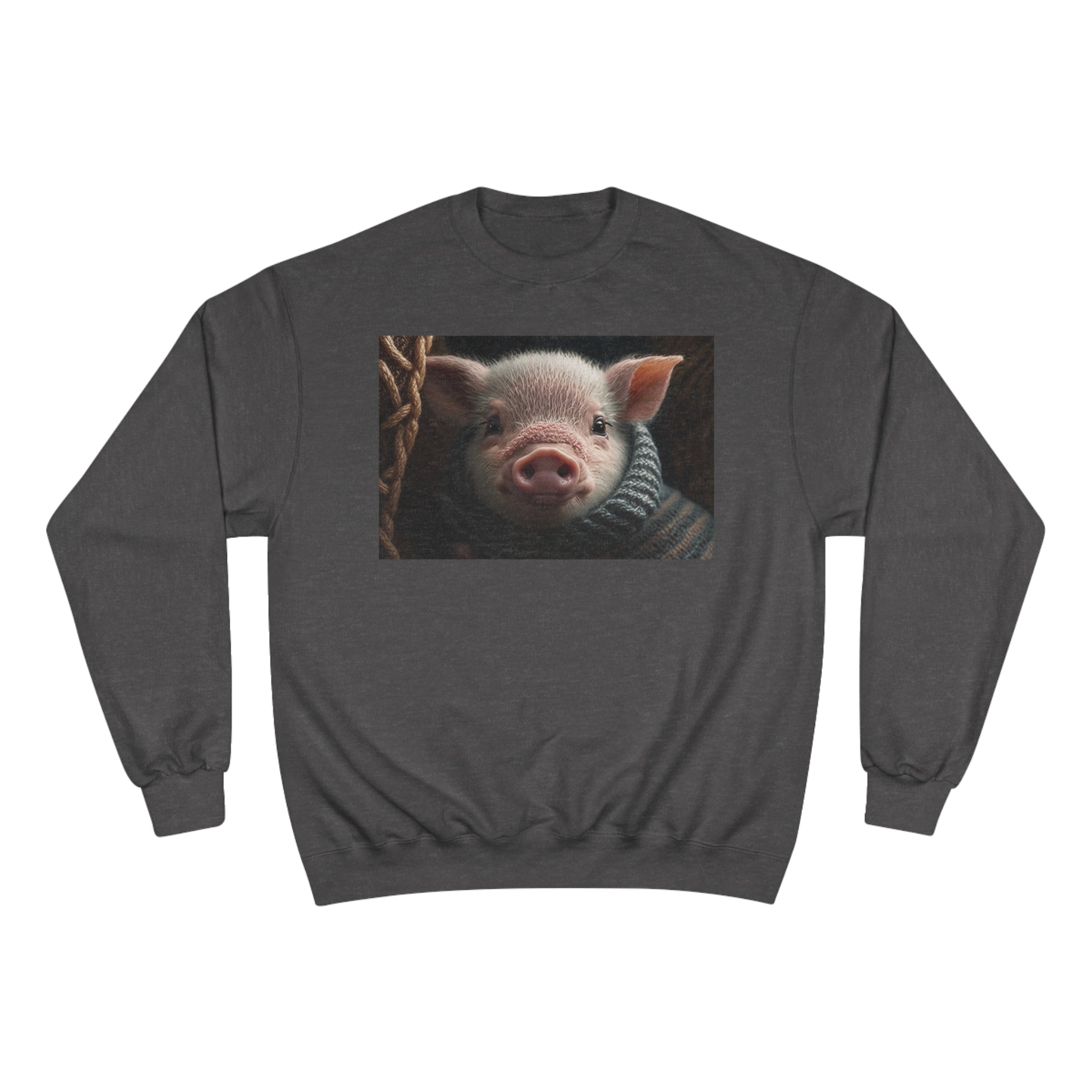 Champion Sweatshirt - Knit Animals, Piglet