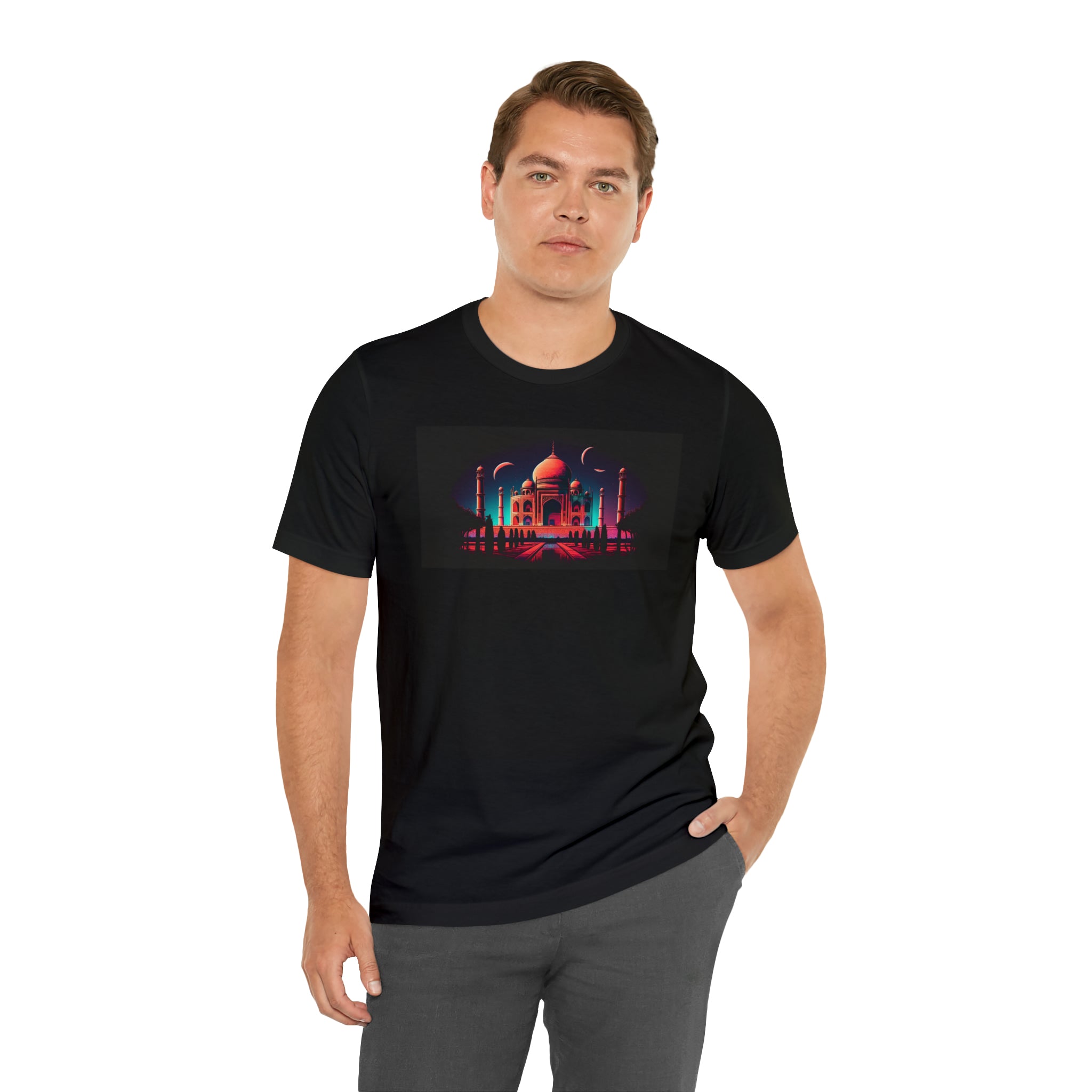 Unisex Jersey Short Sleeve Tee - Taj Mahal, Agra, India