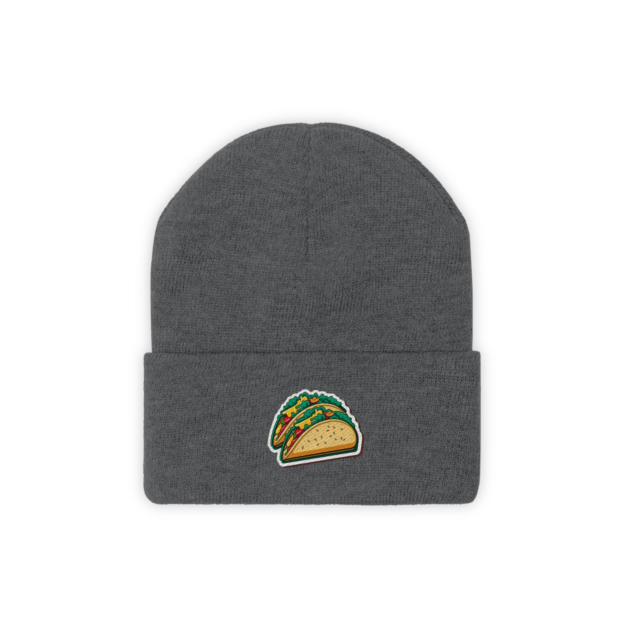 Knit Beanie - Tacos Pop Art