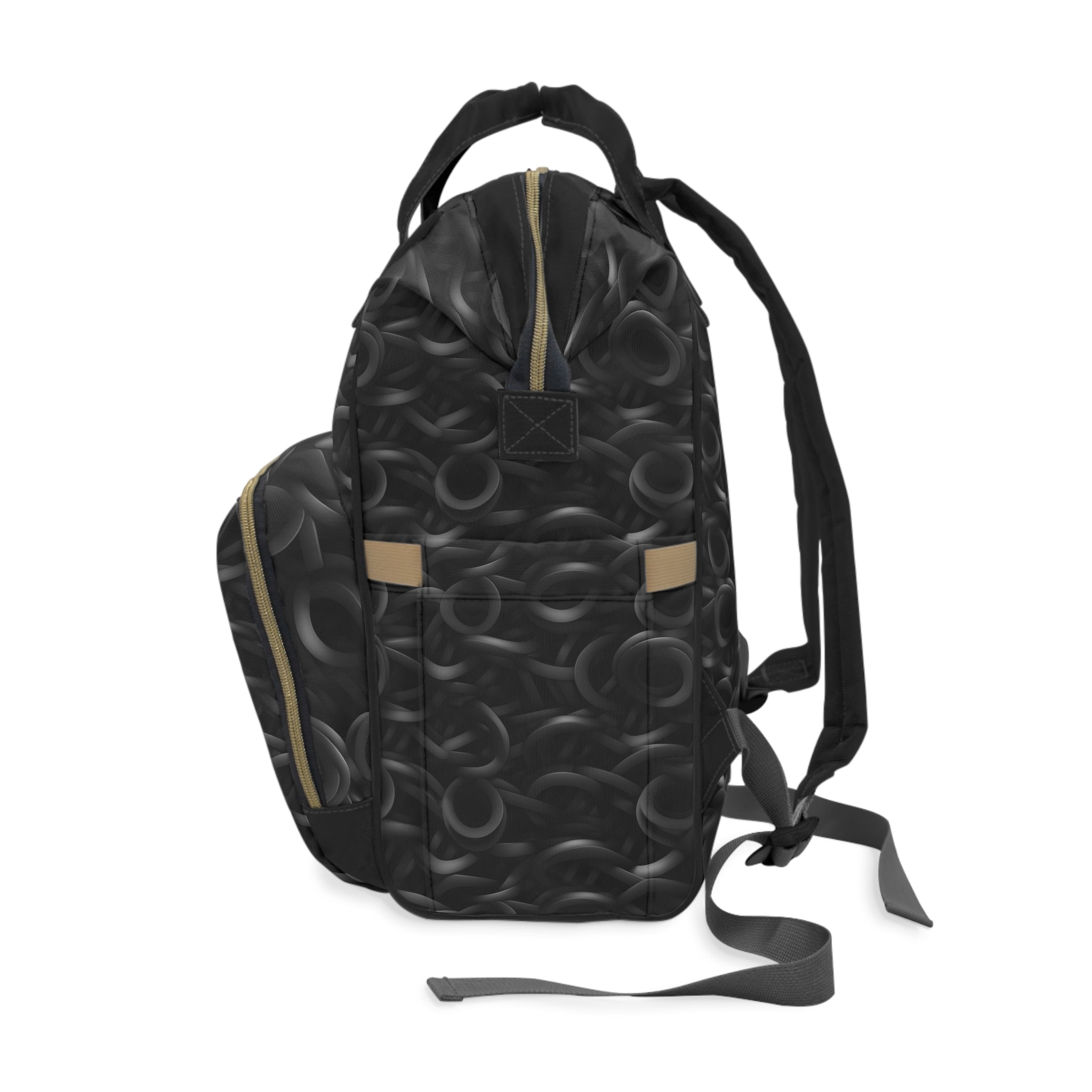 Multifunctional Diaper Backpack (AOP) - Abstract Designs 04