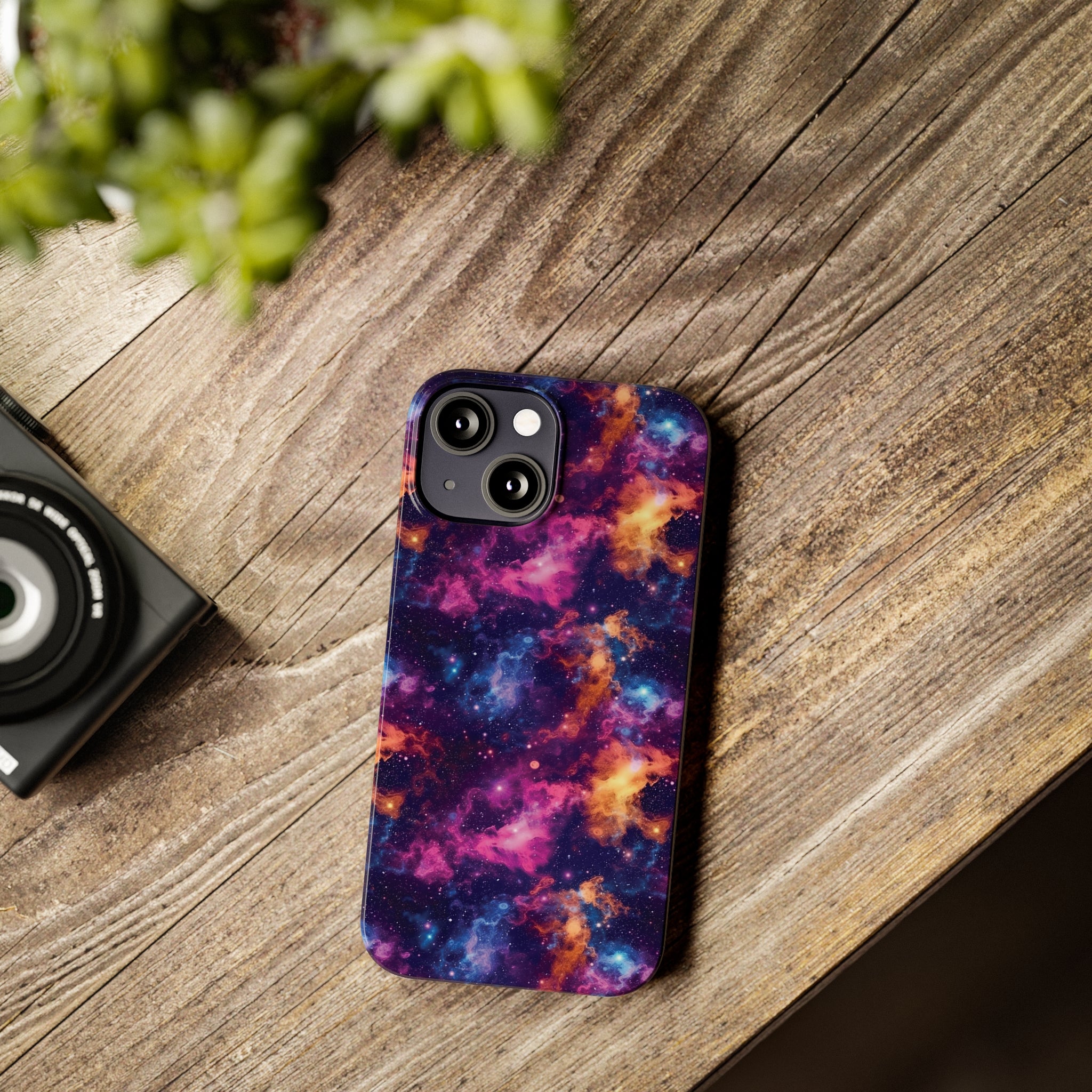 Slim Phone Cases (AOP) - Seamless Fantasy Galaxies 06