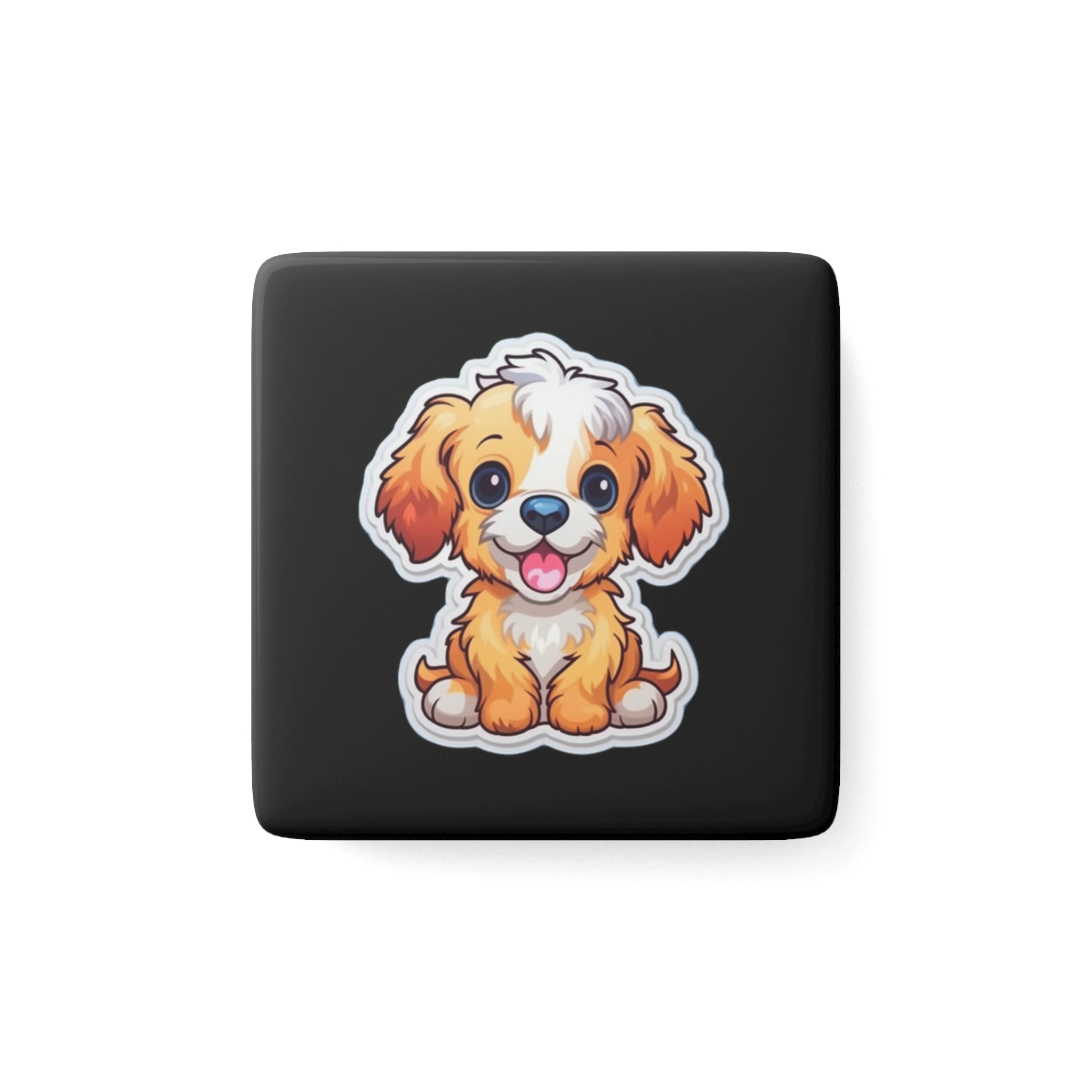 Porcelain Magnet, Square - Adorable Mascots 04