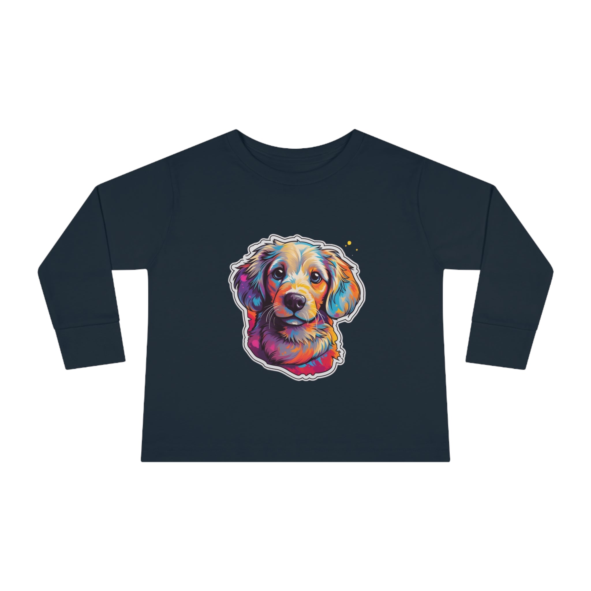 Toddler Long Sleeve Tee - Puppies 08