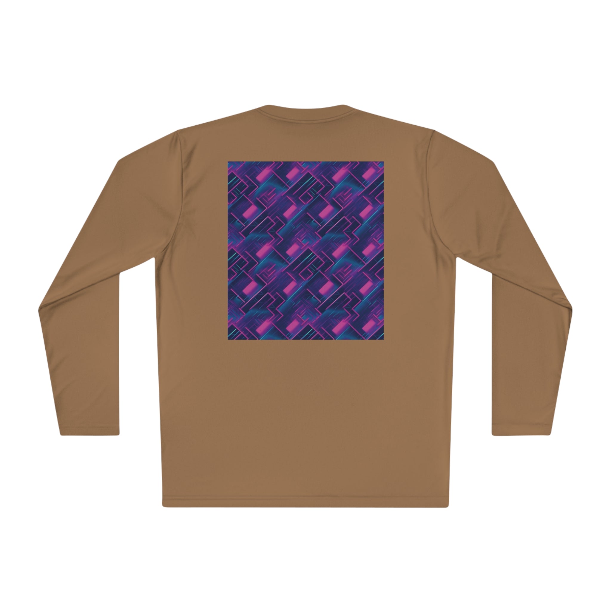 Unisex Lightweight Long Sleeve Tee (AOP) - Abstract Designs 04