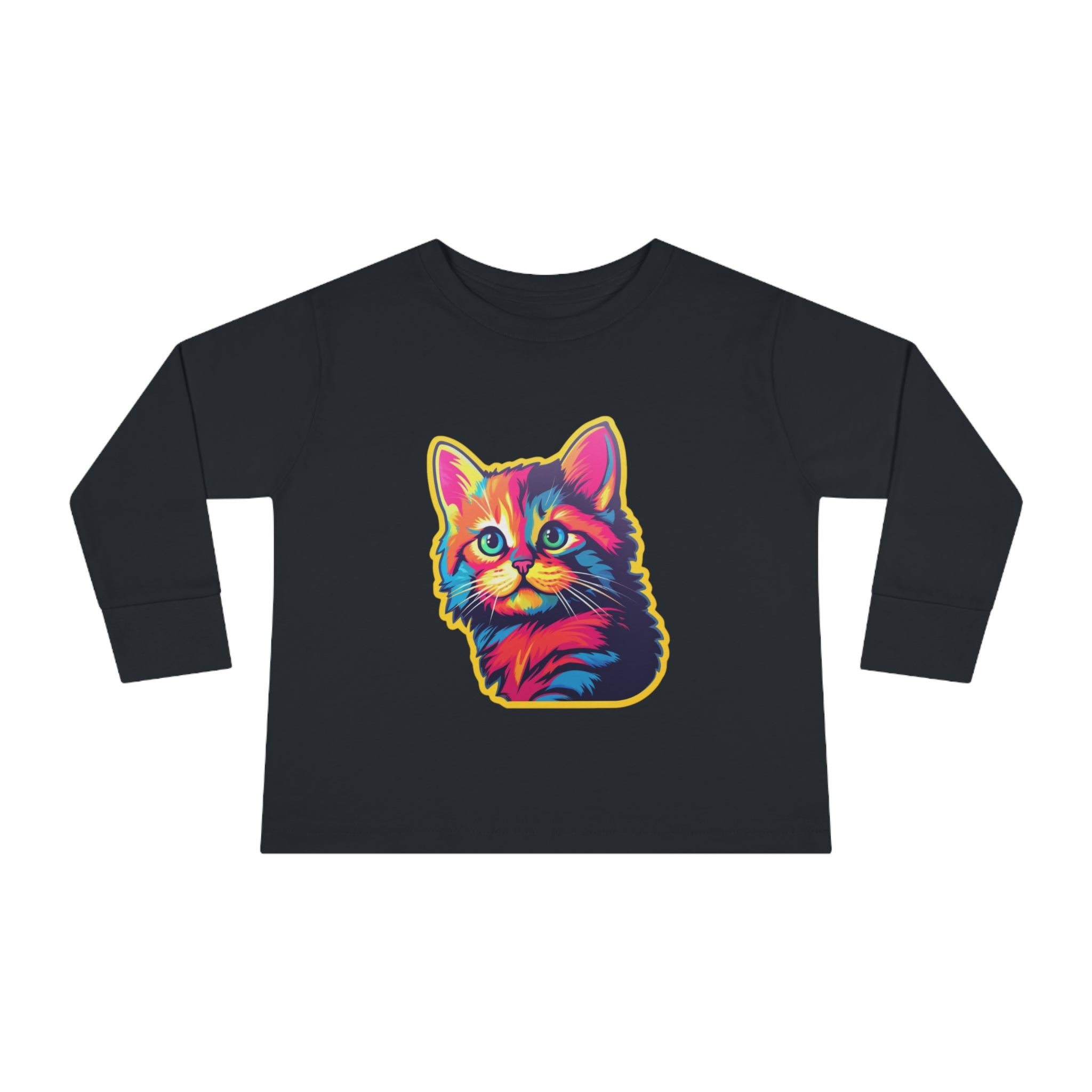 Toddler Long Sleeve Tee - Kittens 04