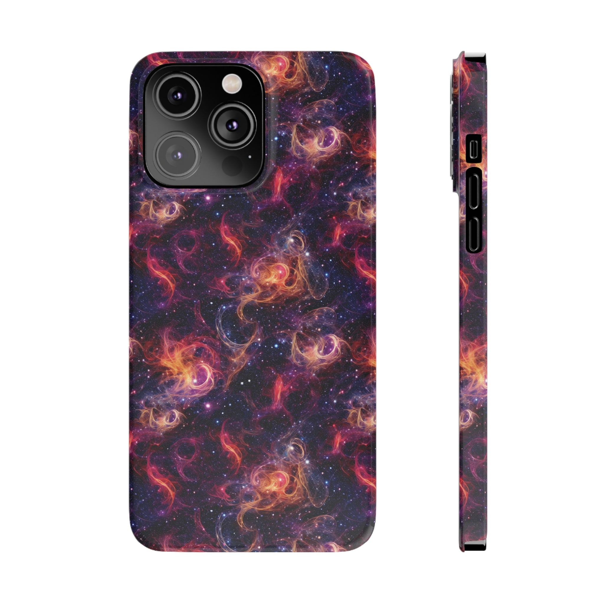 Slim Phone Cases (AOP) - Seamless Fantasy Galaxies 01