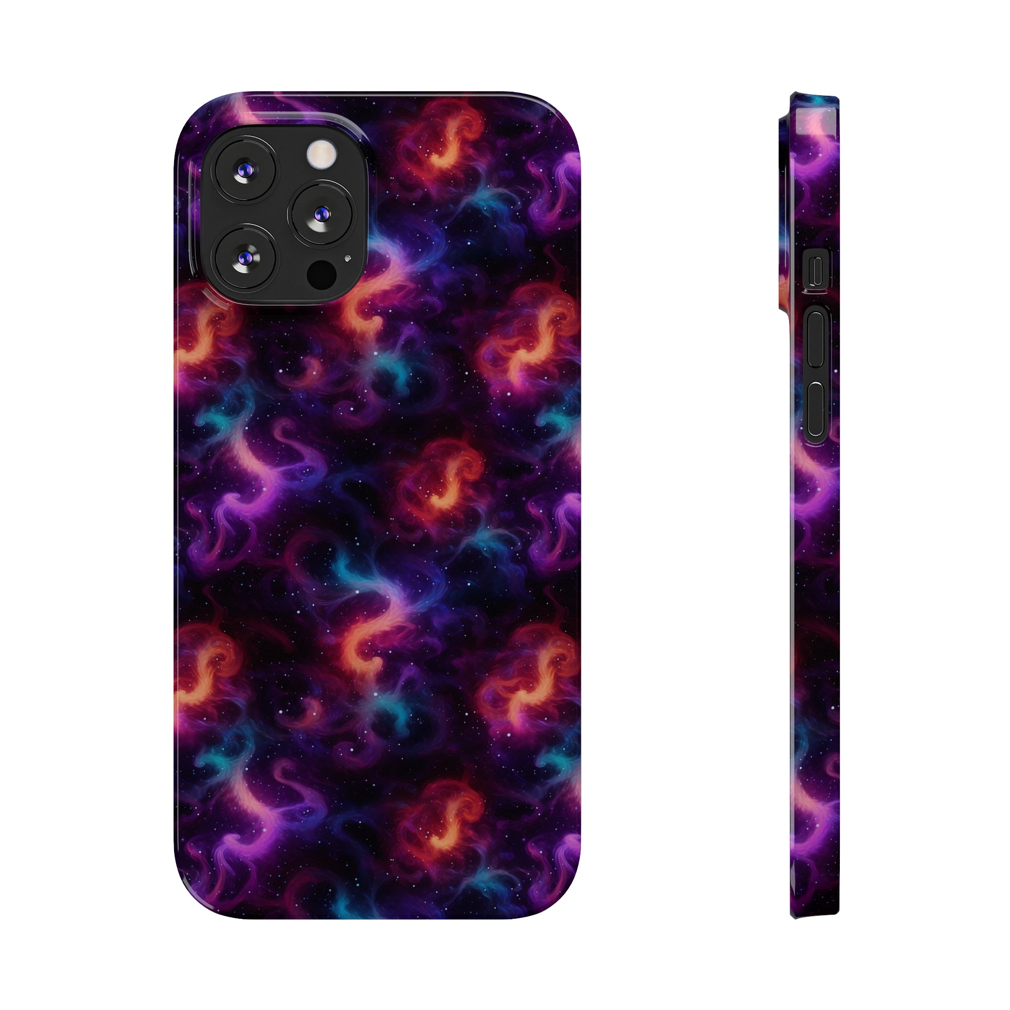 Slim Phone Cases (AOP) - Seamless Fantasy Galaxies 05