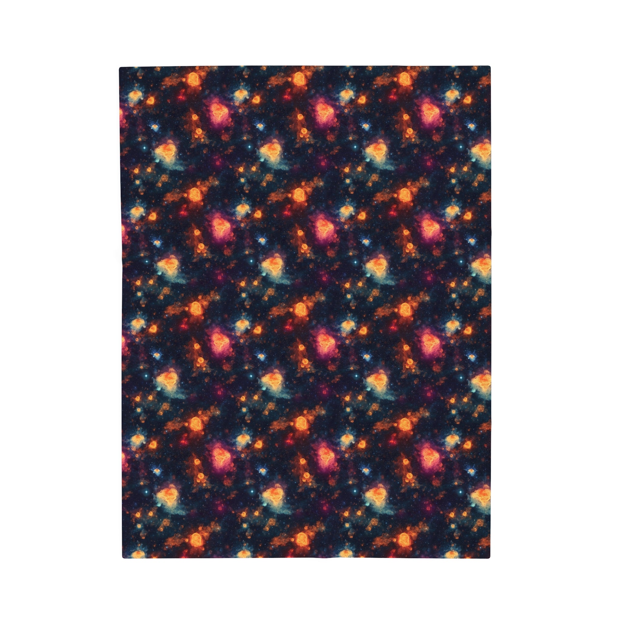 Velveteen Plush Blanket (AOP) - Fantasy Galaxies 07