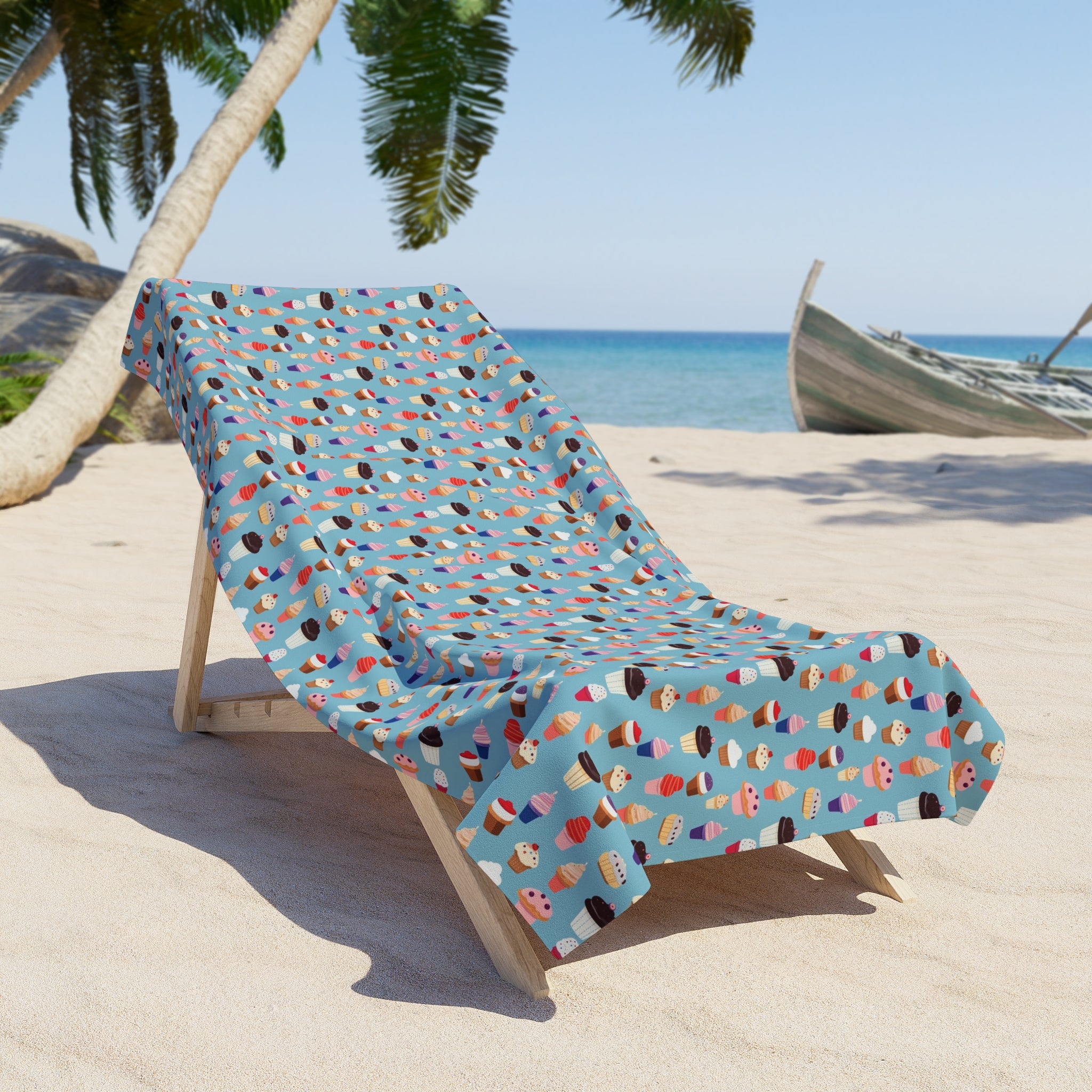 Beach Towel (AOP) - Seamless Summer Designs 06