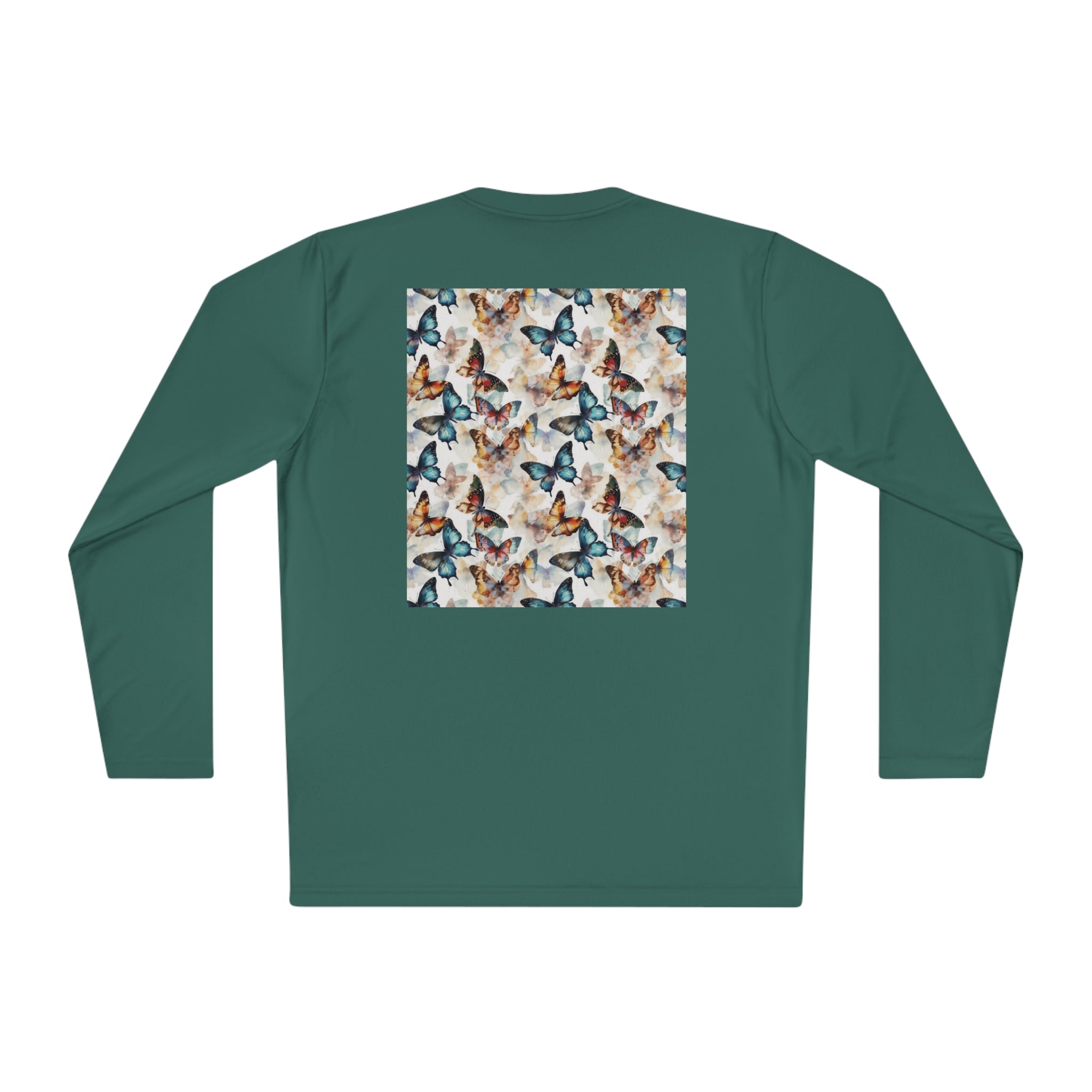 Unisex Lightweight Long Sleeve Tee (AOP) - Abstract Designs 08