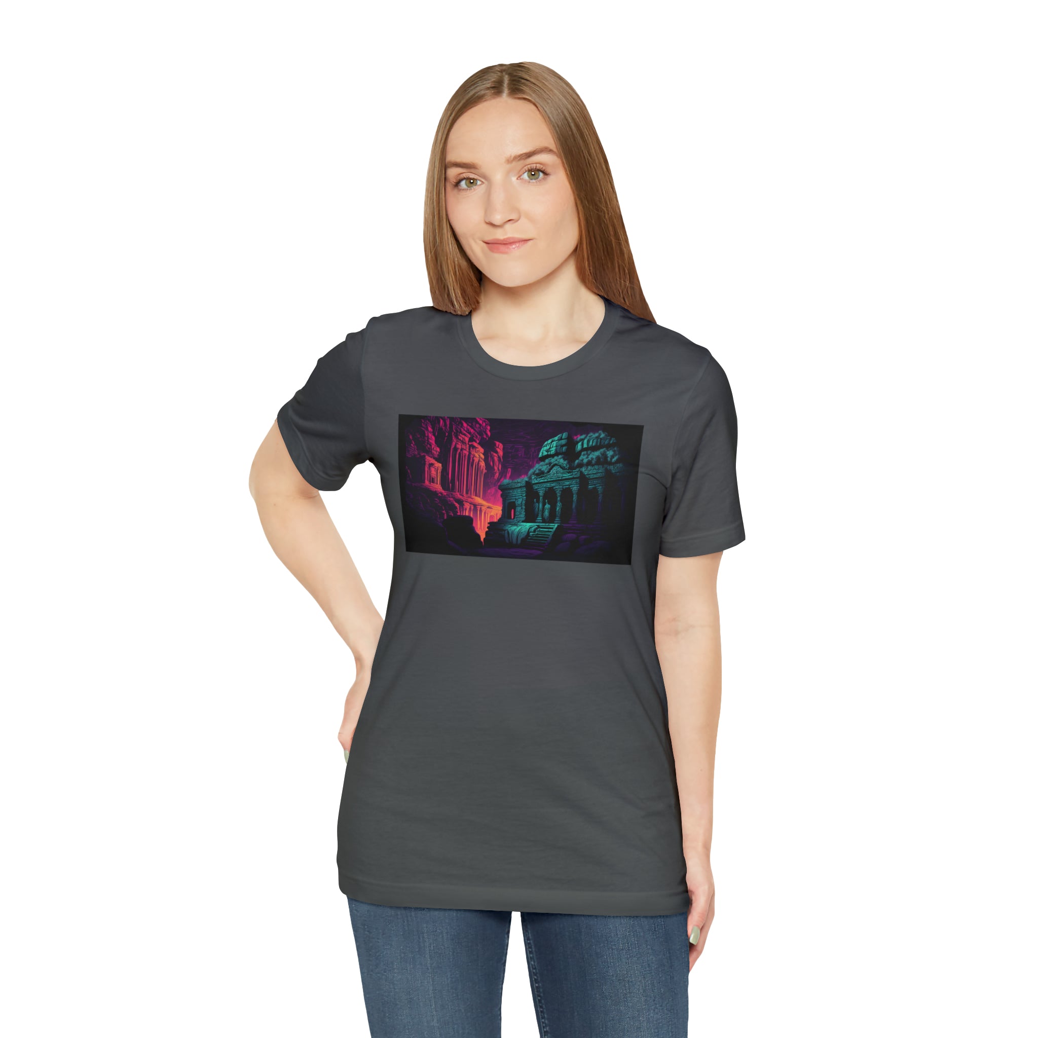 Unisex Jersey Short Sleeve Tee - Ellora Caves, India