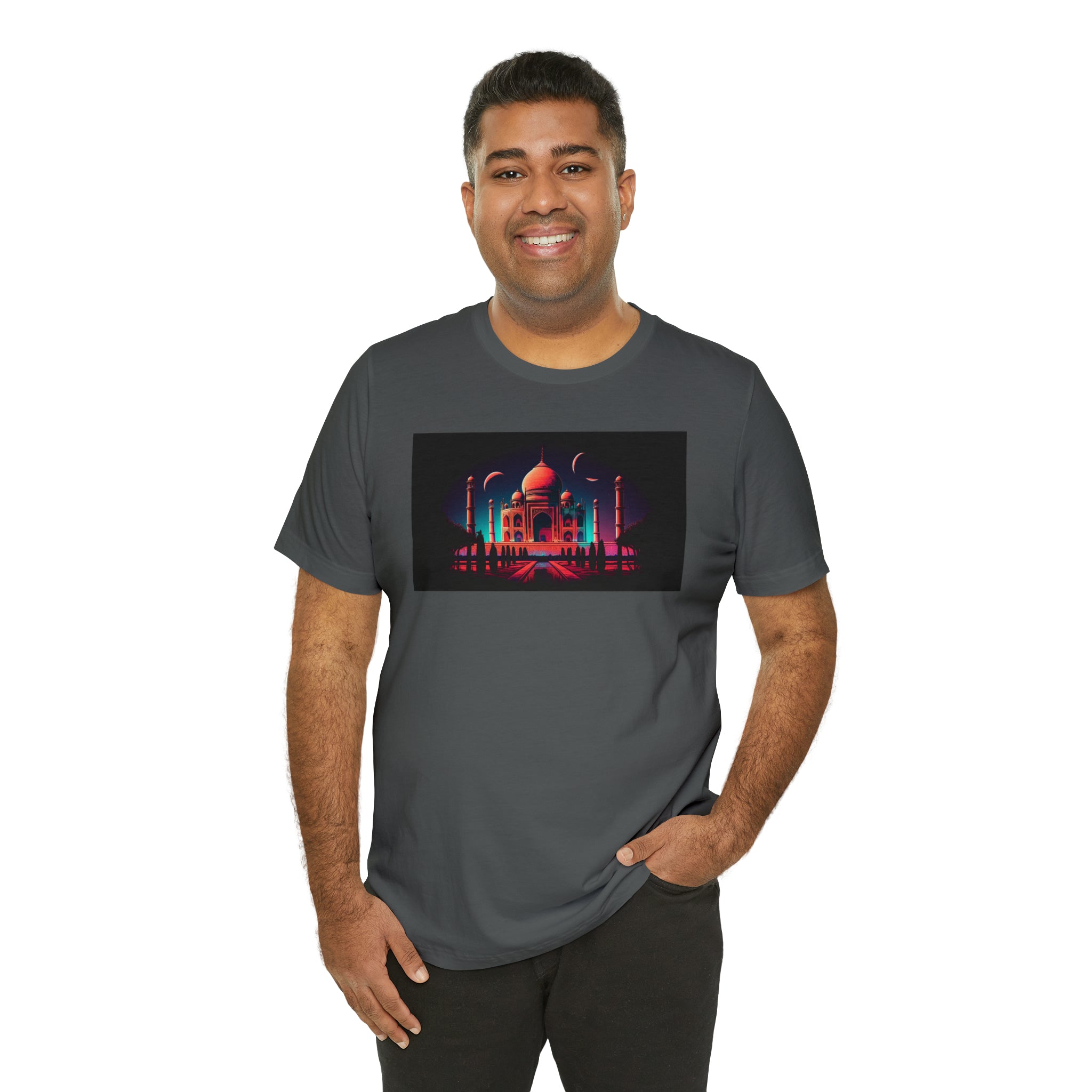 Unisex Jersey Short Sleeve Tee - Taj Mahal, Agra, India