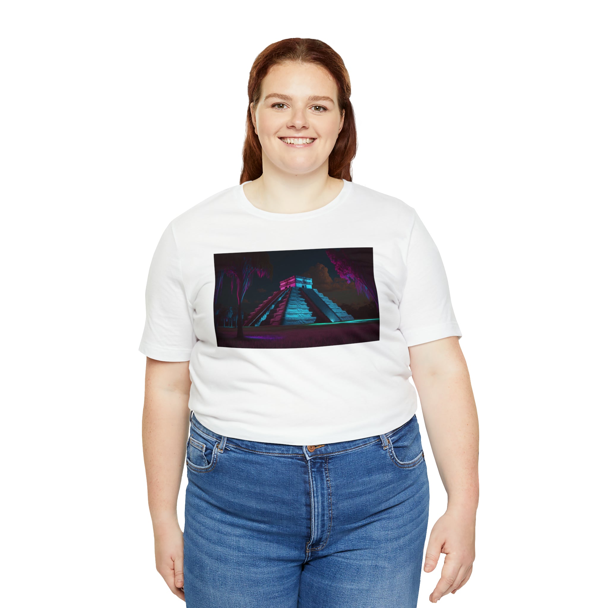 Unisex Jersey Short Sleeve Tee - Chichen Itza, Mexico