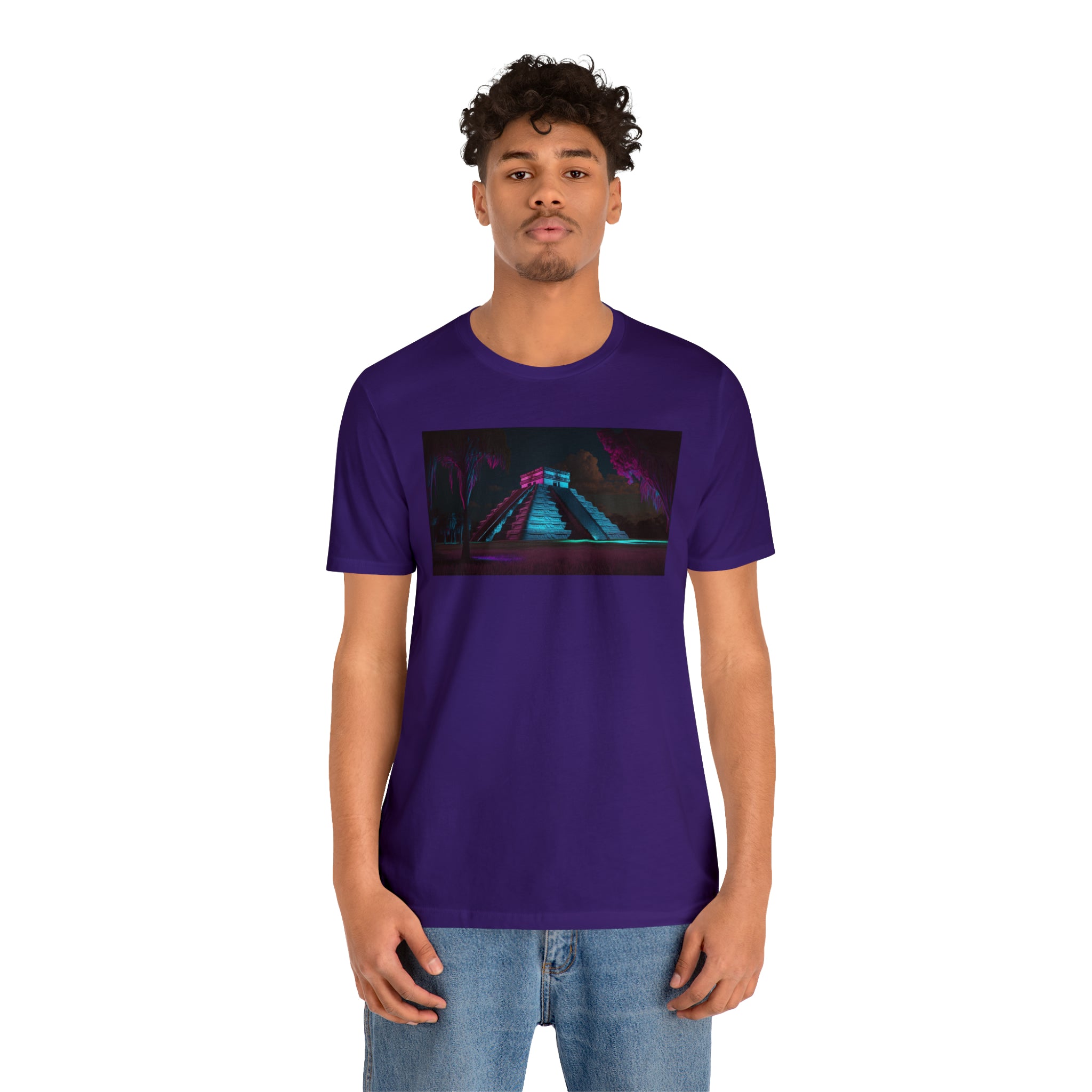 Unisex Jersey Short Sleeve Tee - Chichen Itza, Mexico