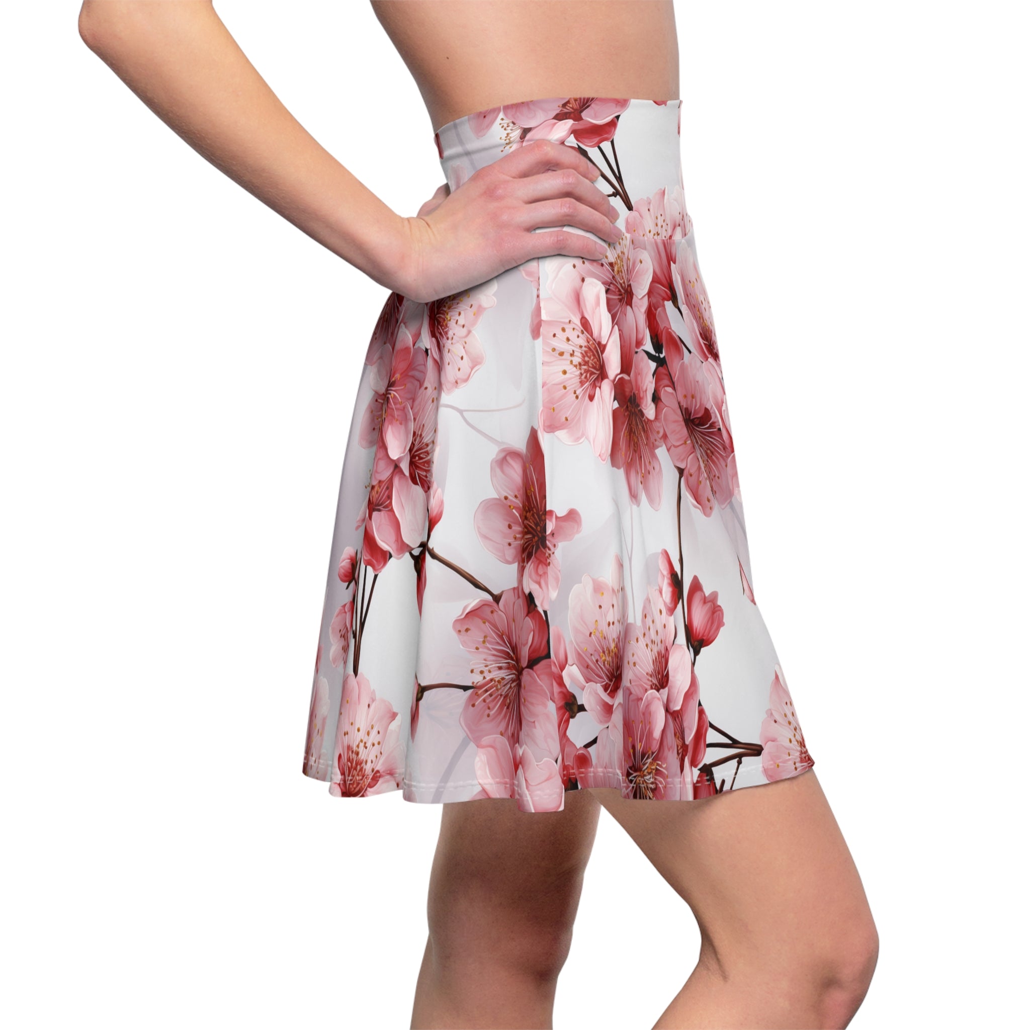 Women's Skater Skirt (AOP) - Seamless Watercolor Designs 06