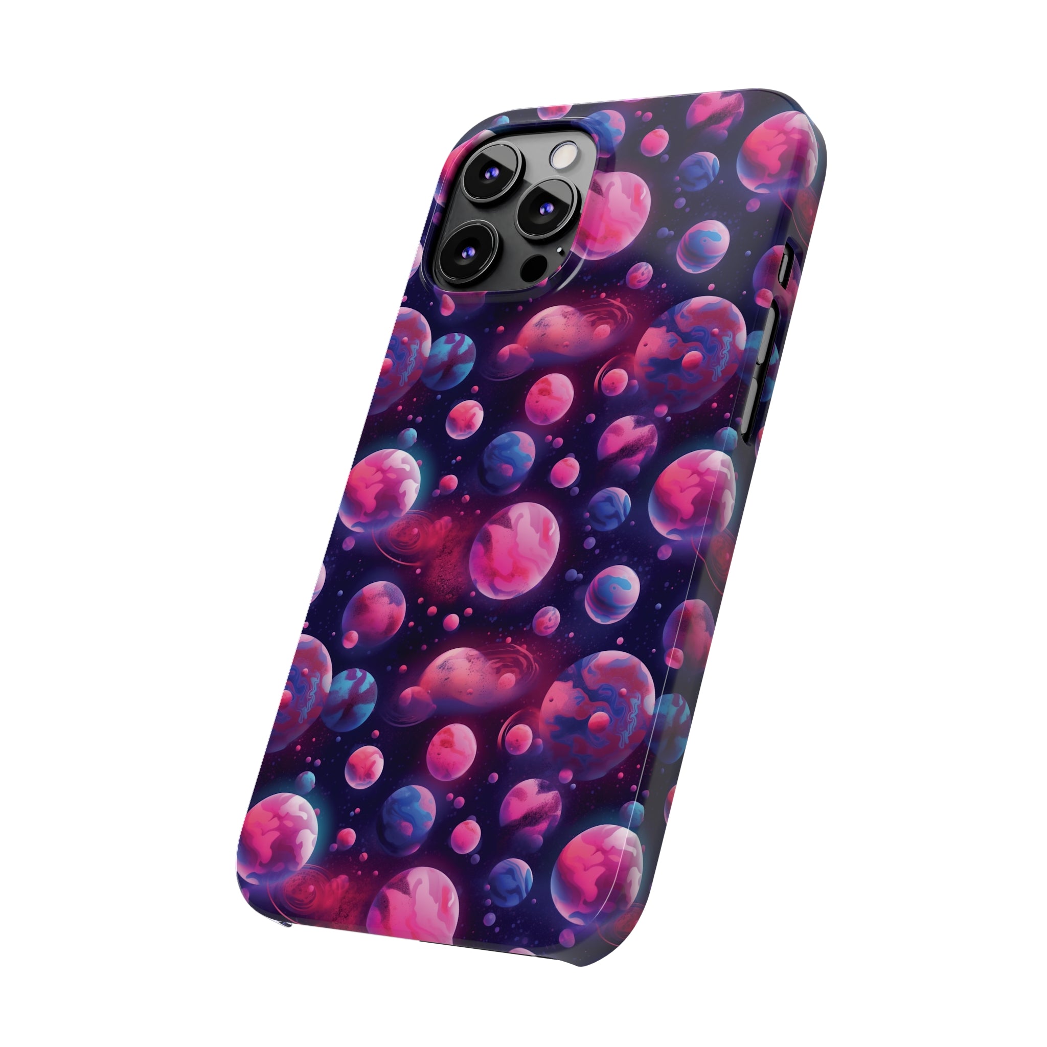 Slim Phone Cases (AOP) - Seamless Fantasy Galaxies 09