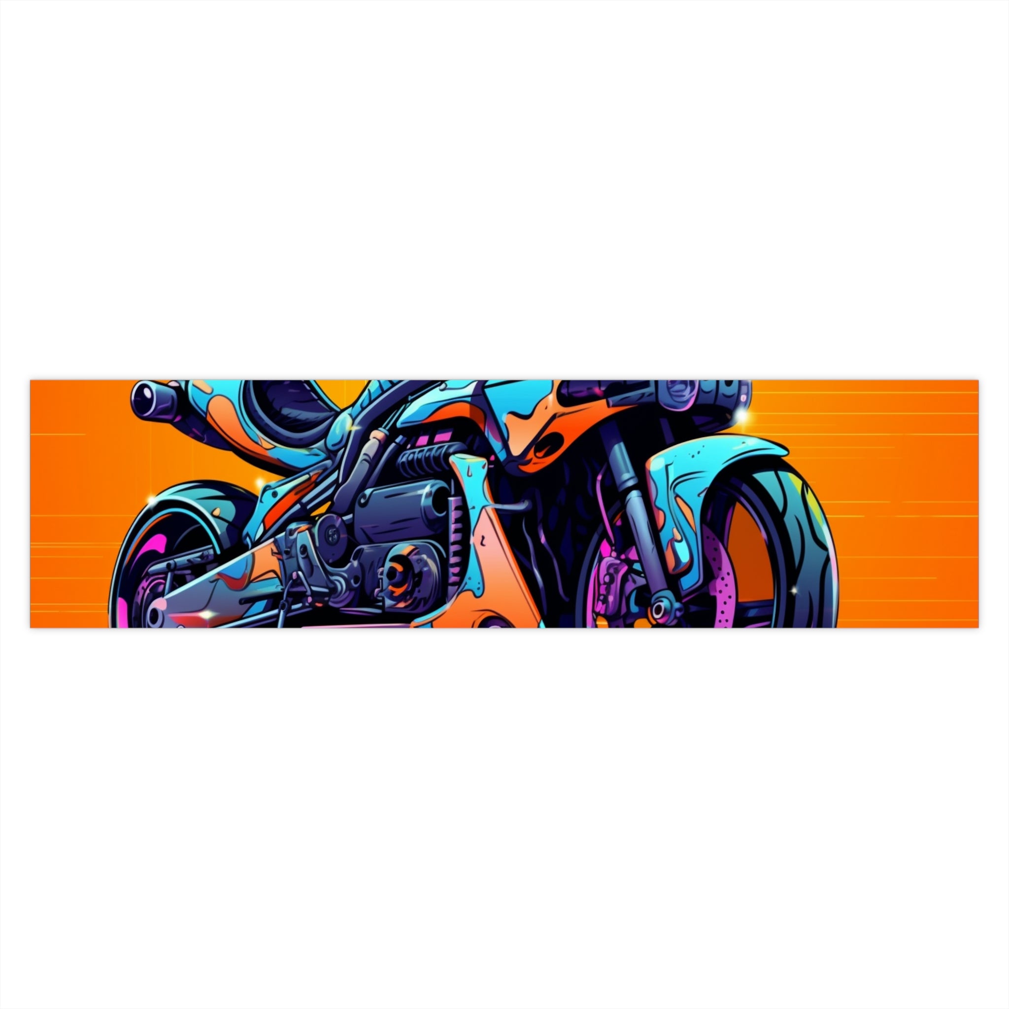 Bumper Stickers - Pop Art Designs, Motorcycle 08