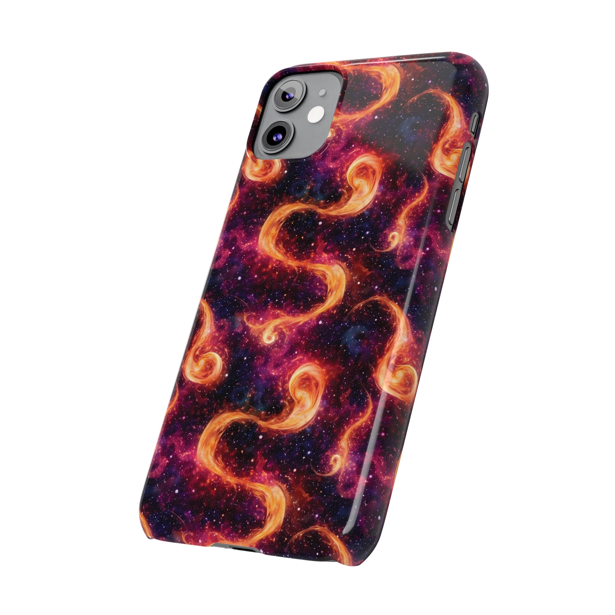 Slim Phone Cases (AOP) - Seamless Fantasy Galaxies 03