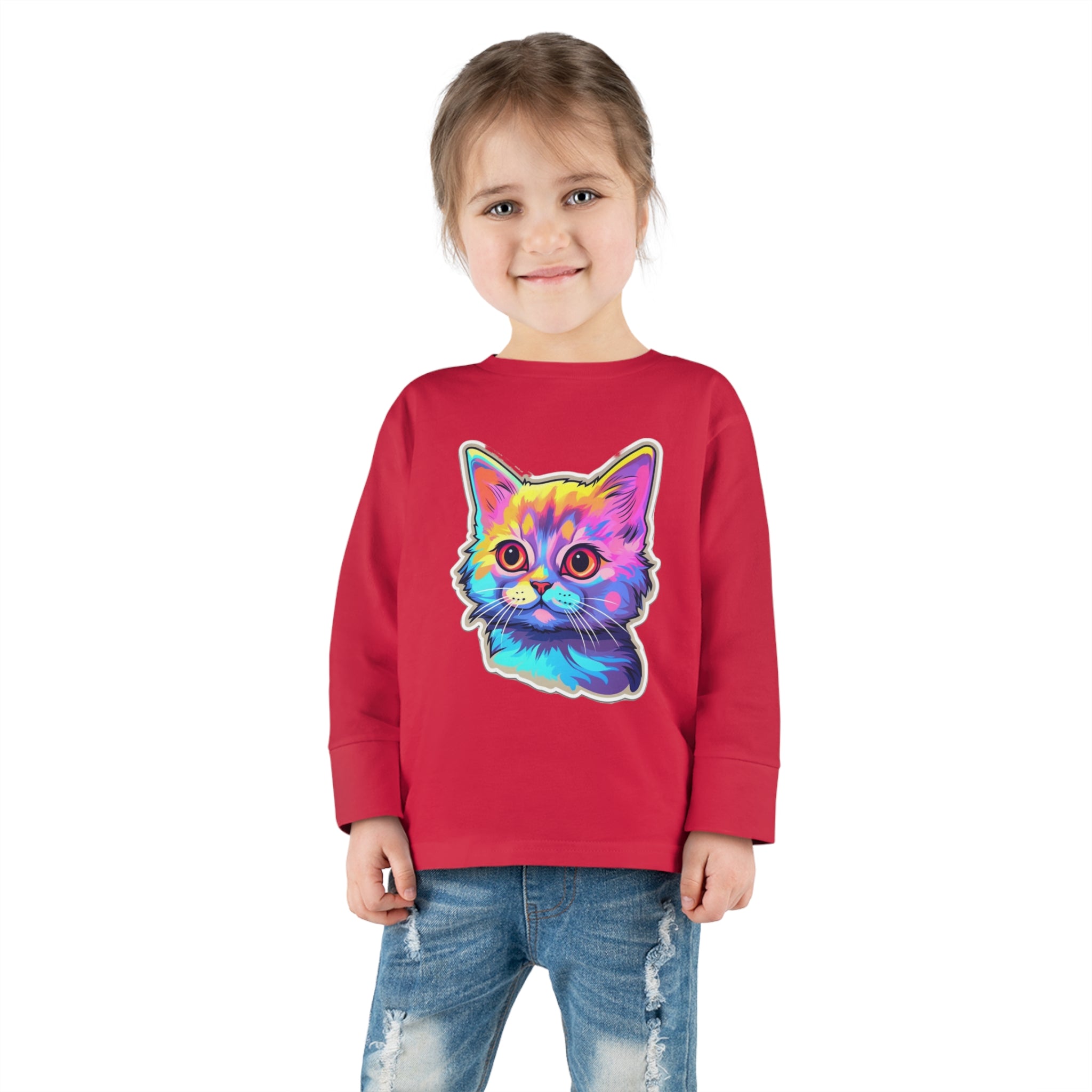 Toddler Long Sleeve Tee - Kittens 03