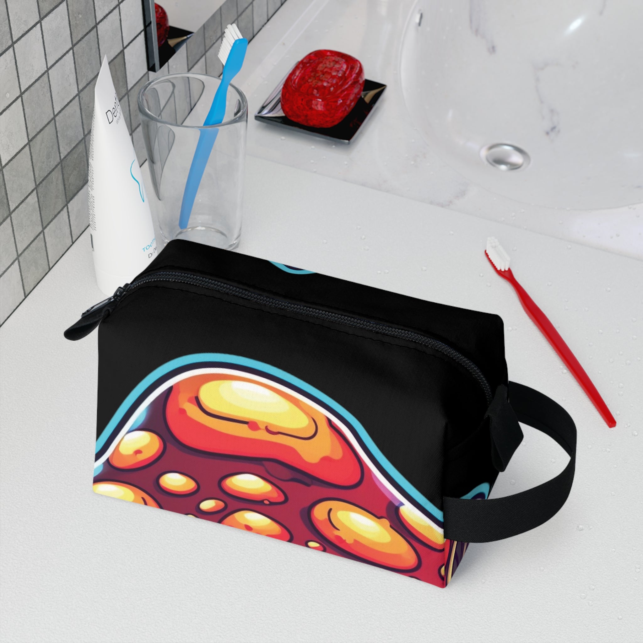 Toiletry Bag - Mushroom Pop Art 03