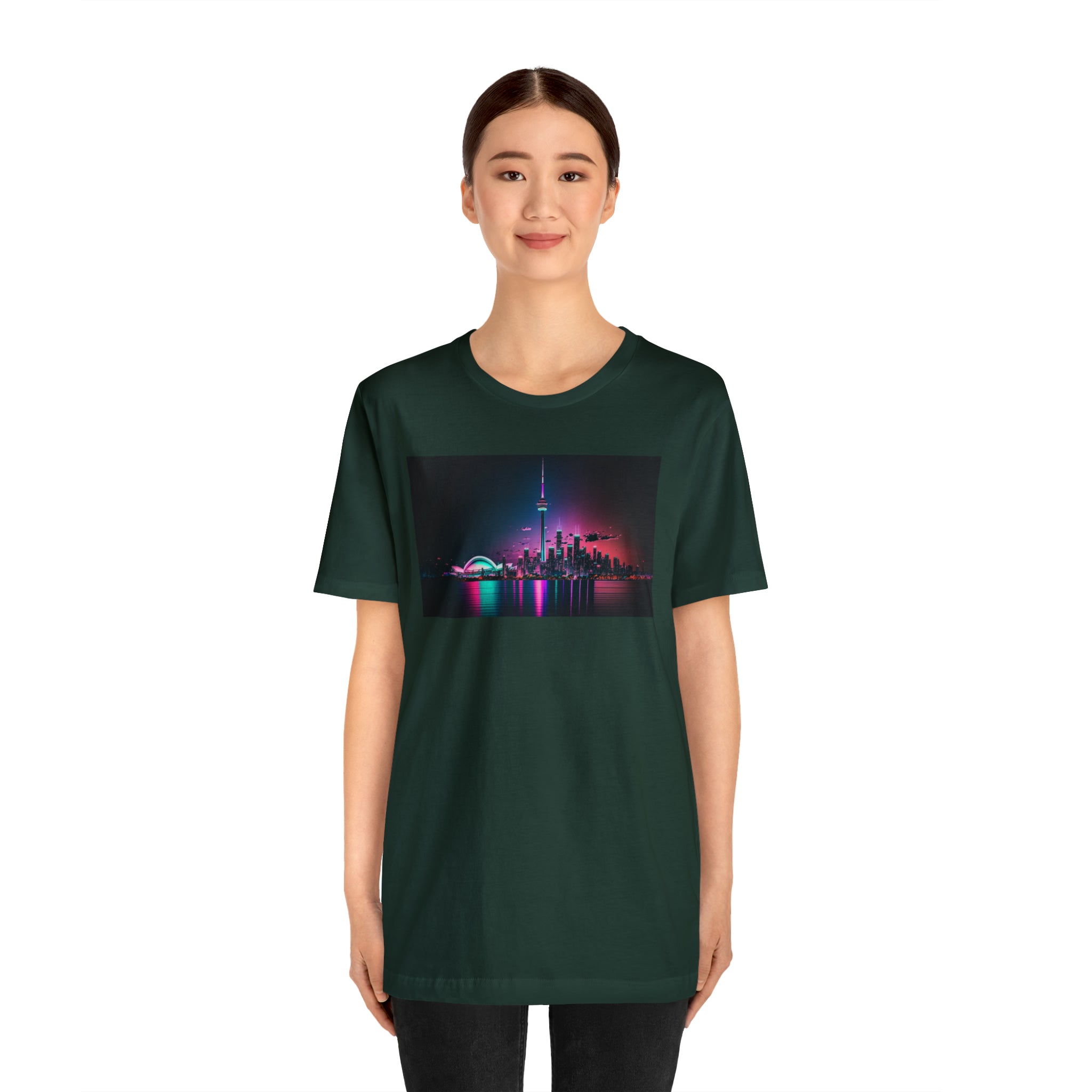 Unisex Jersey Short Sleeve Tee - CN Tower, Canada