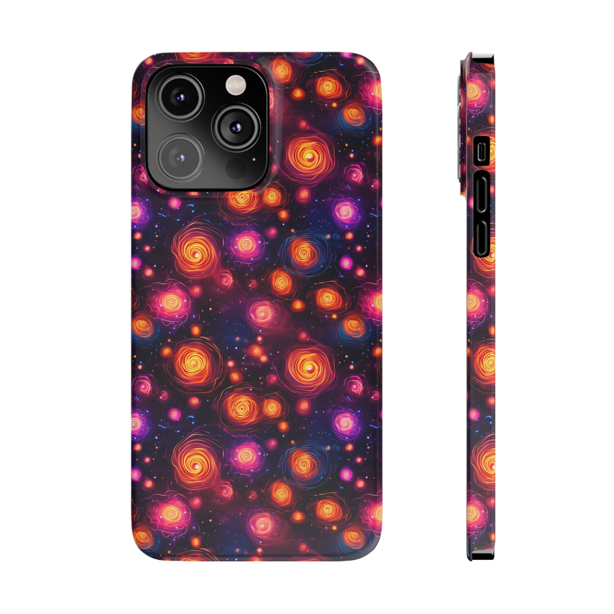 Slim Phone Cases (AOP) - Seamless Fantasy Galaxies 11