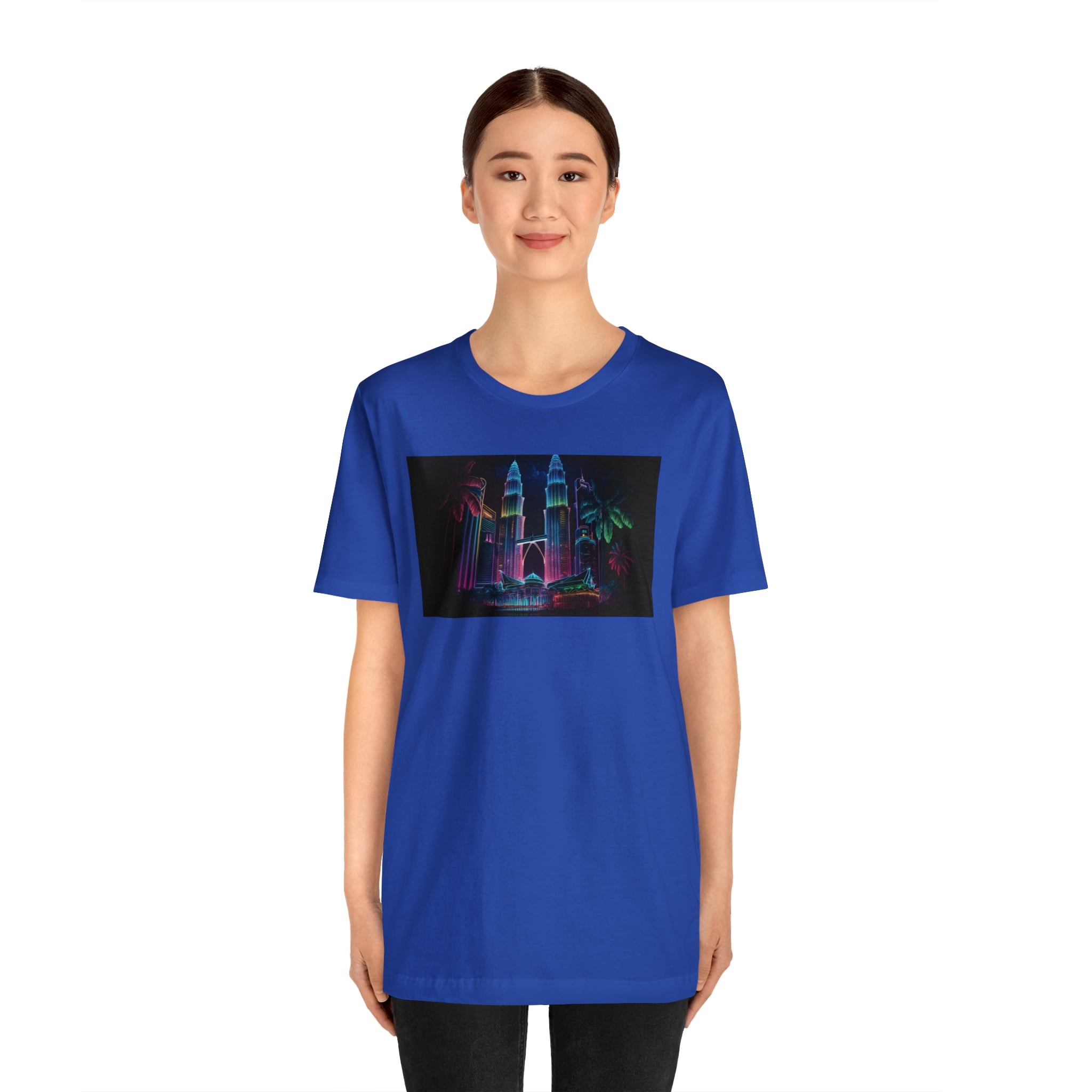 Unisex Jersey Short Sleeve Tee - Petronas Towers, Malaysia