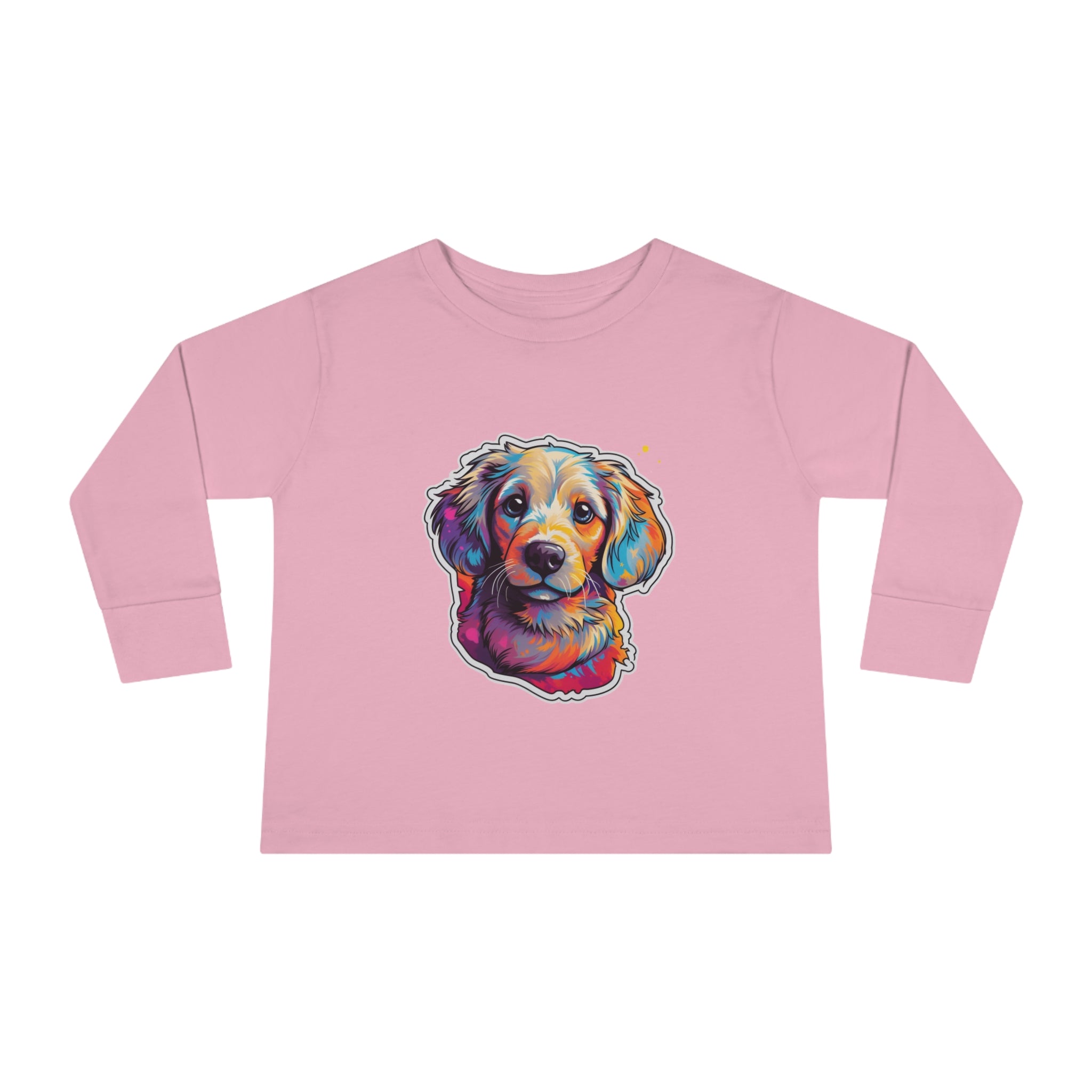 Toddler Long Sleeve Tee - Puppies 08